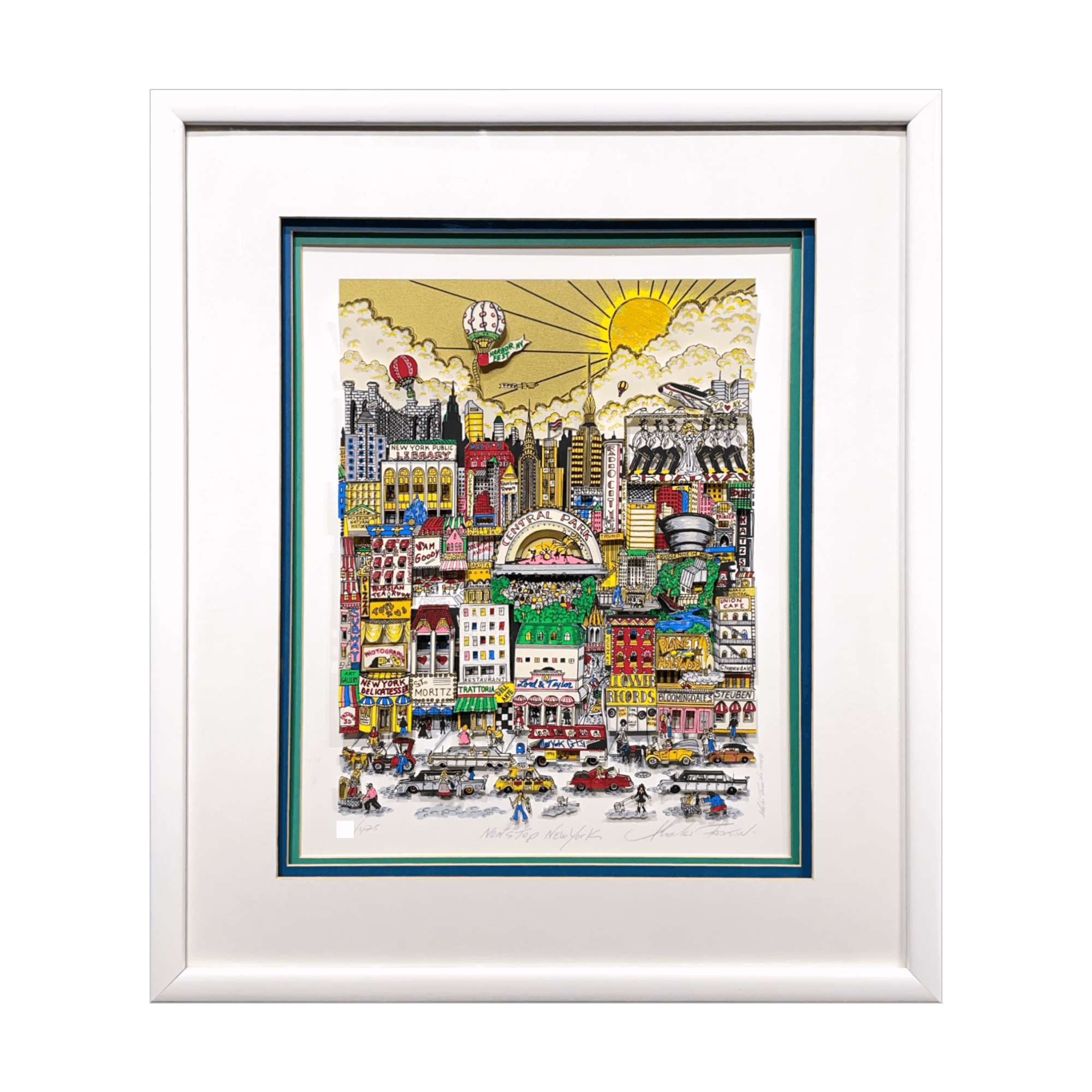 チャールズ・ファジーノ (Charles Fazzino)「Nonstop New York」ART チャールズ・ファジーノ (Charles Fazzino)「Nonstop New York」ART