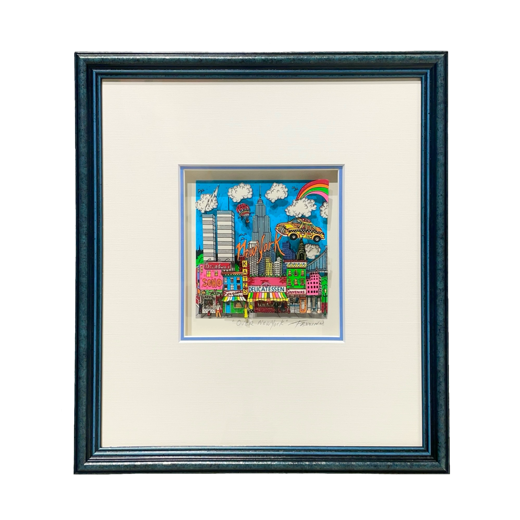 ファルシー(?) 絵 チャールズ・ファジーノ (Charles Fazzino)「Over New York」ART