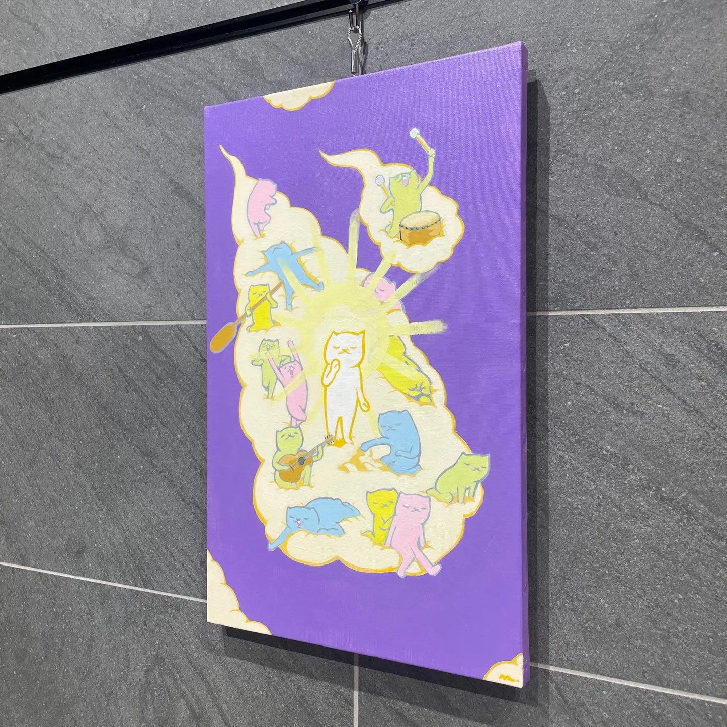 阿弥陀猫来迎図