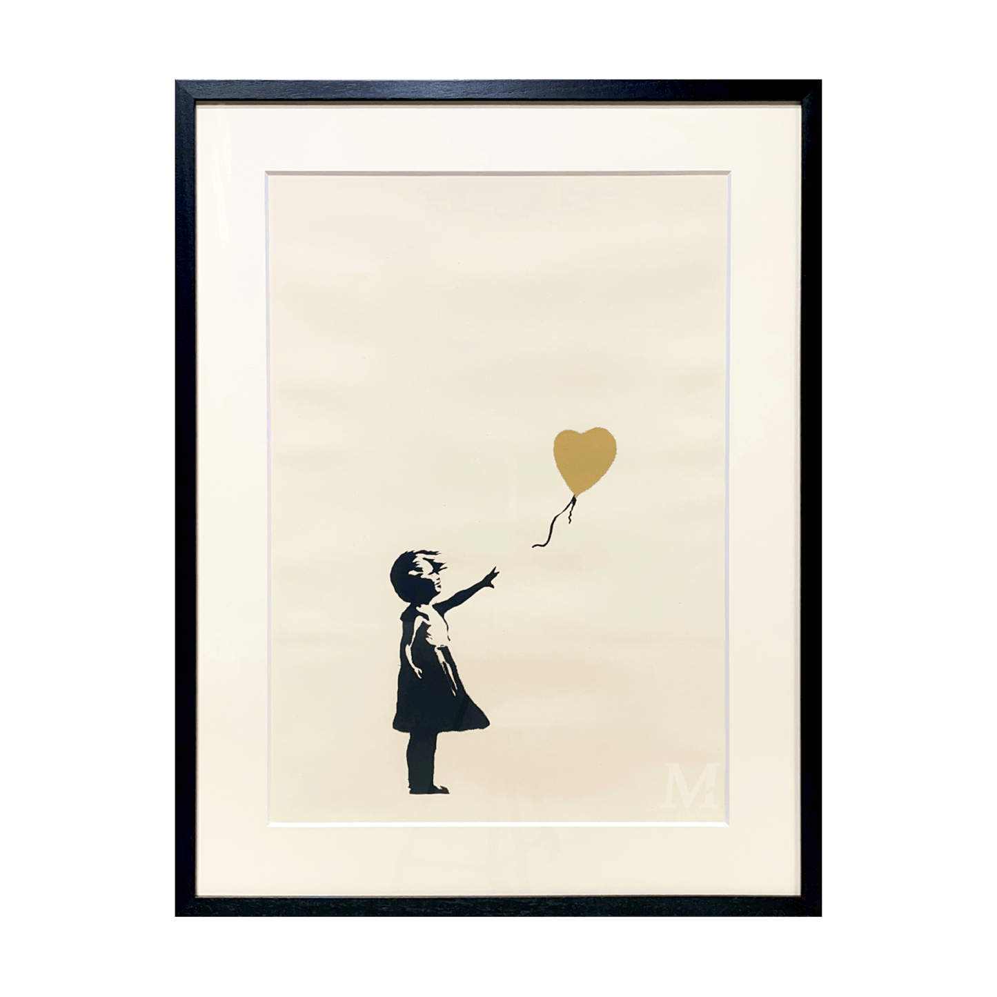 Girl with Balloon (GOLD)/WCP Reproduction