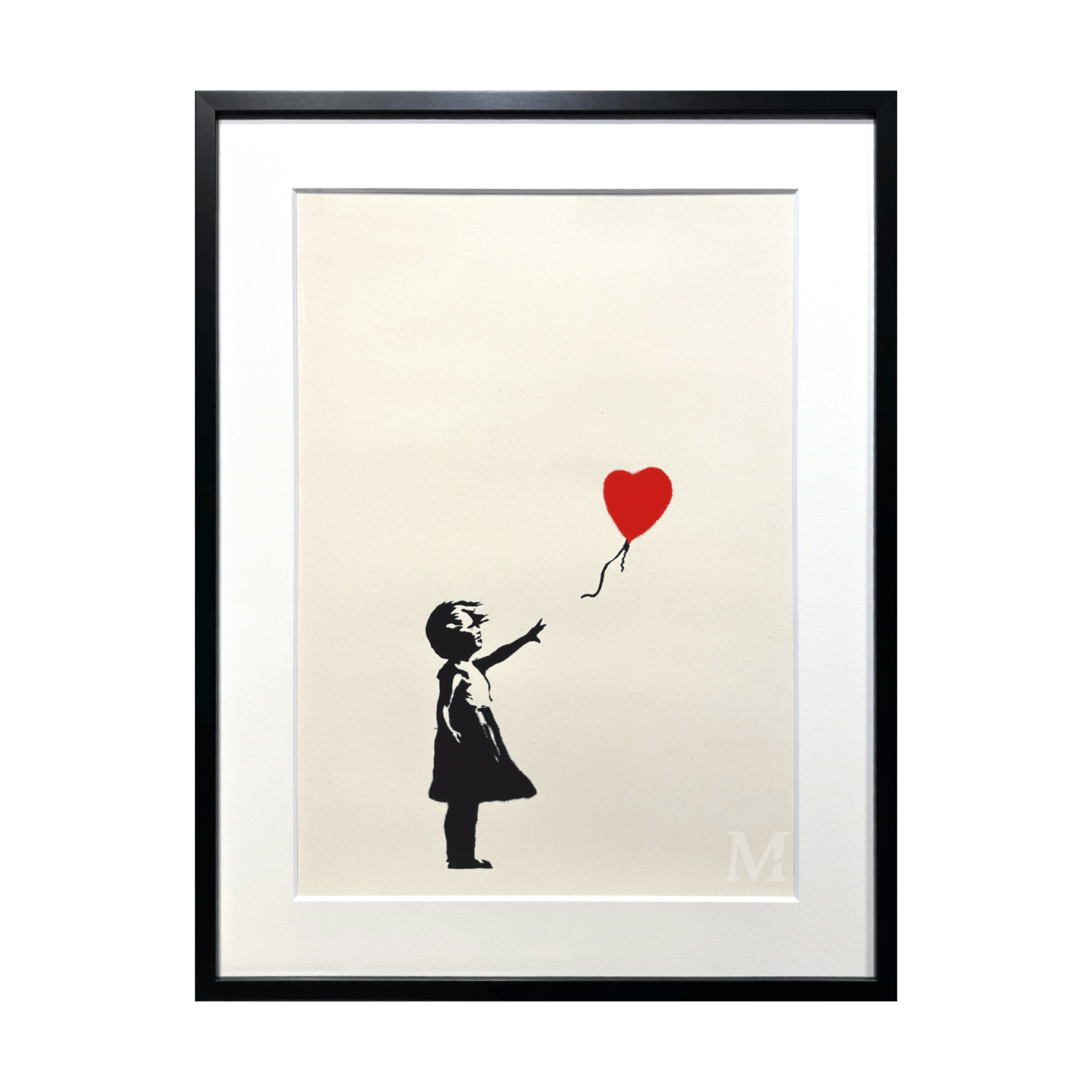 PENNY TEARS IN THE REIGN banksy バンクシー バンクシー (Banksy)「Girl with Balloon (RED)／WCP Reproduction