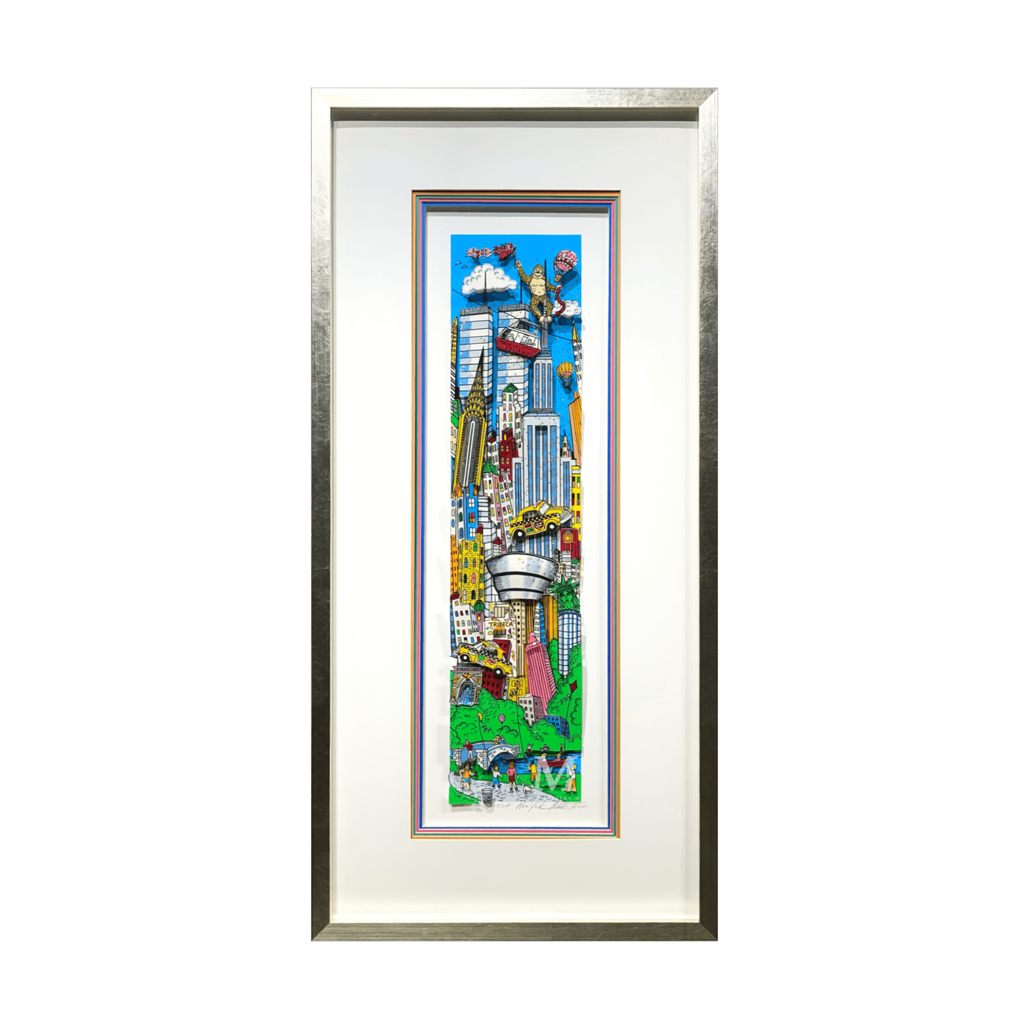 チャールズ・ファジーノ チャールズ・ファジーノ (Charles Fazzino)「A Slice of New York」ART