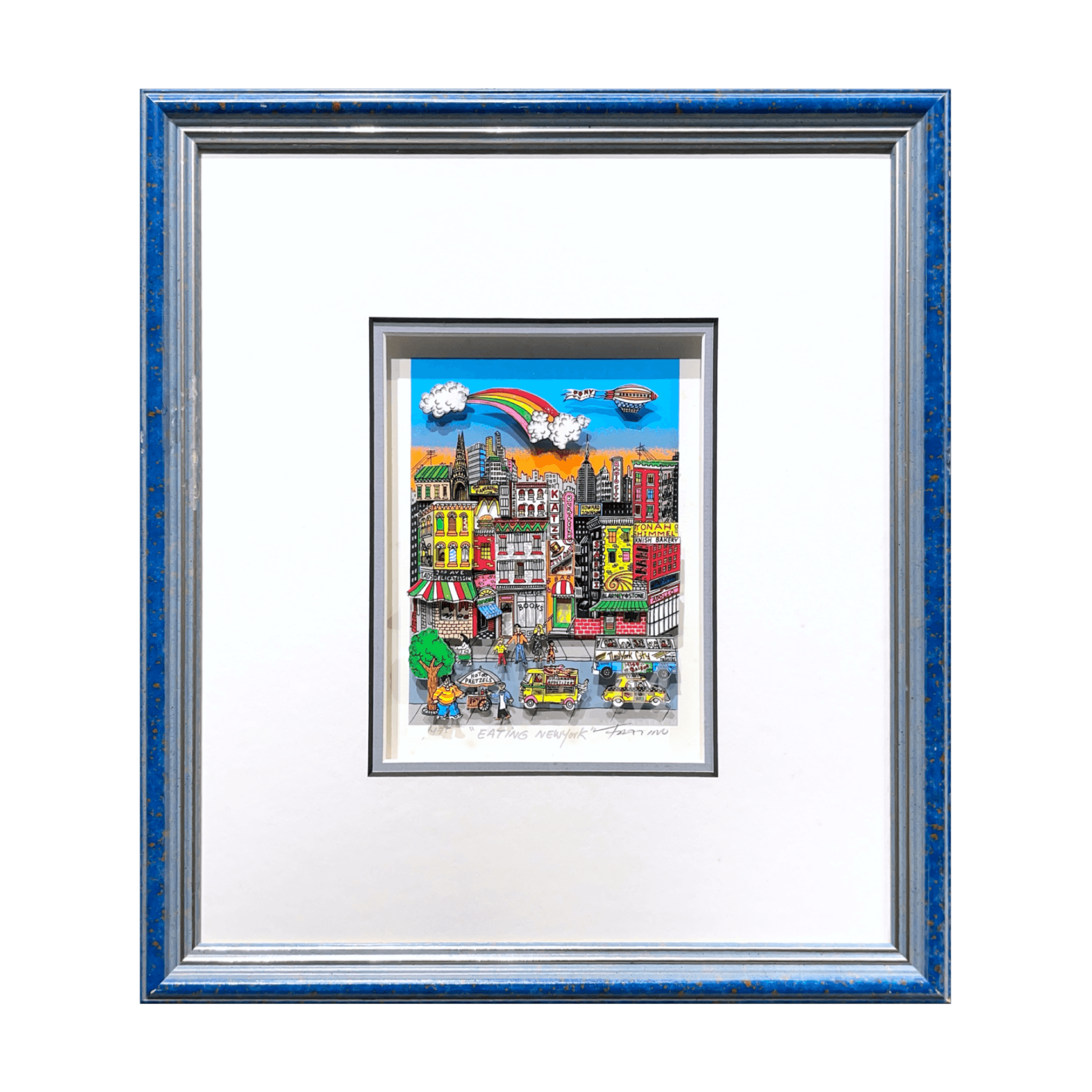 チャールズ・ファジーノ (Charles Fazzino)「EATing New York」ART チャールズ・ファジーノ (Charles Fazzino)「EATing New York」ART