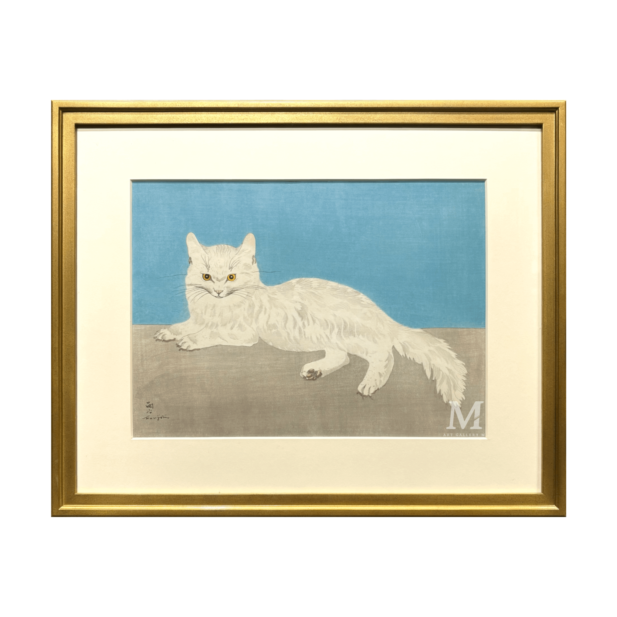 「ラグドール イン 花畑」 猫、絵画 ラグドール イン 花畑」 猫、絵画 「ラグドール イン 花畑」 猫