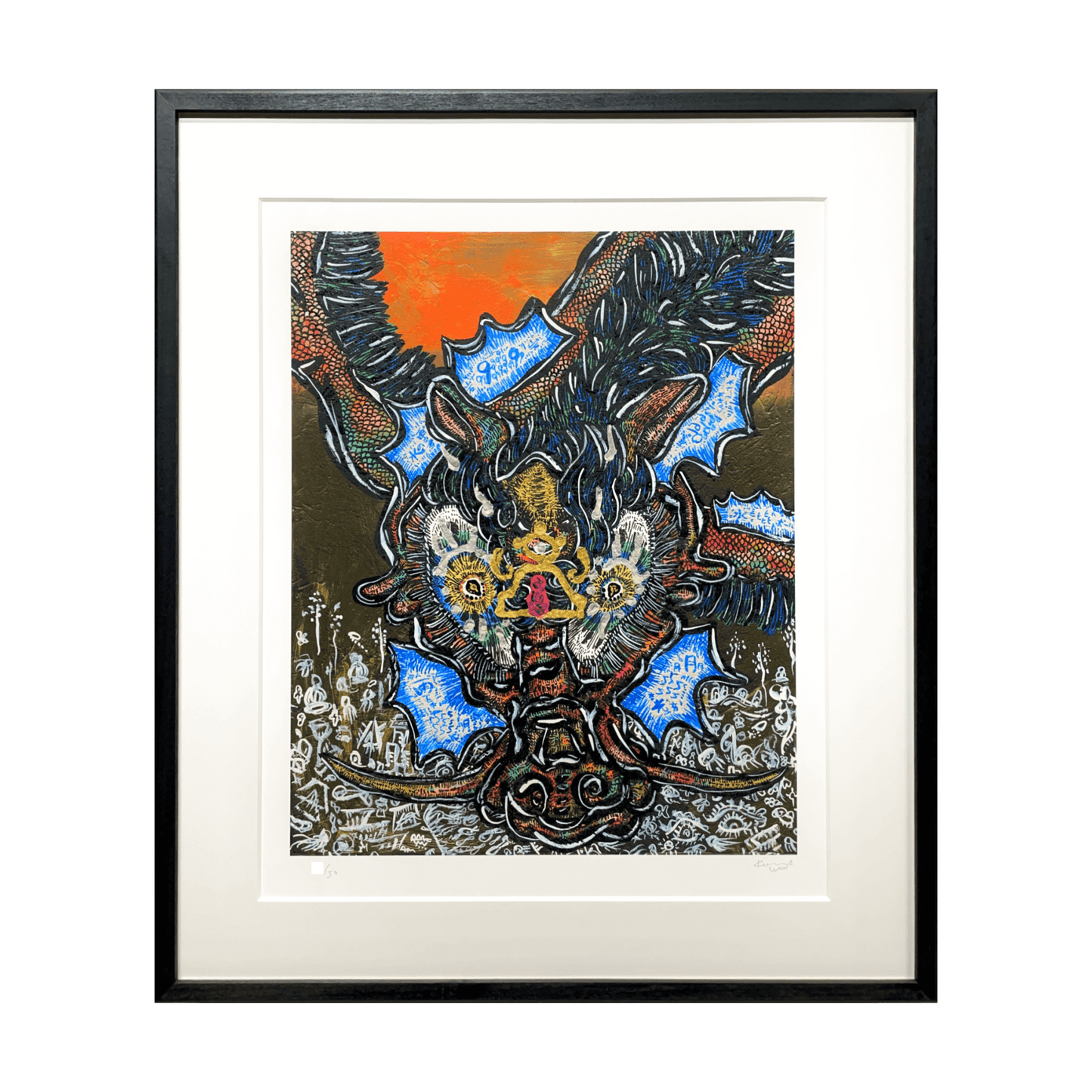 蠟燭の明かりを追う