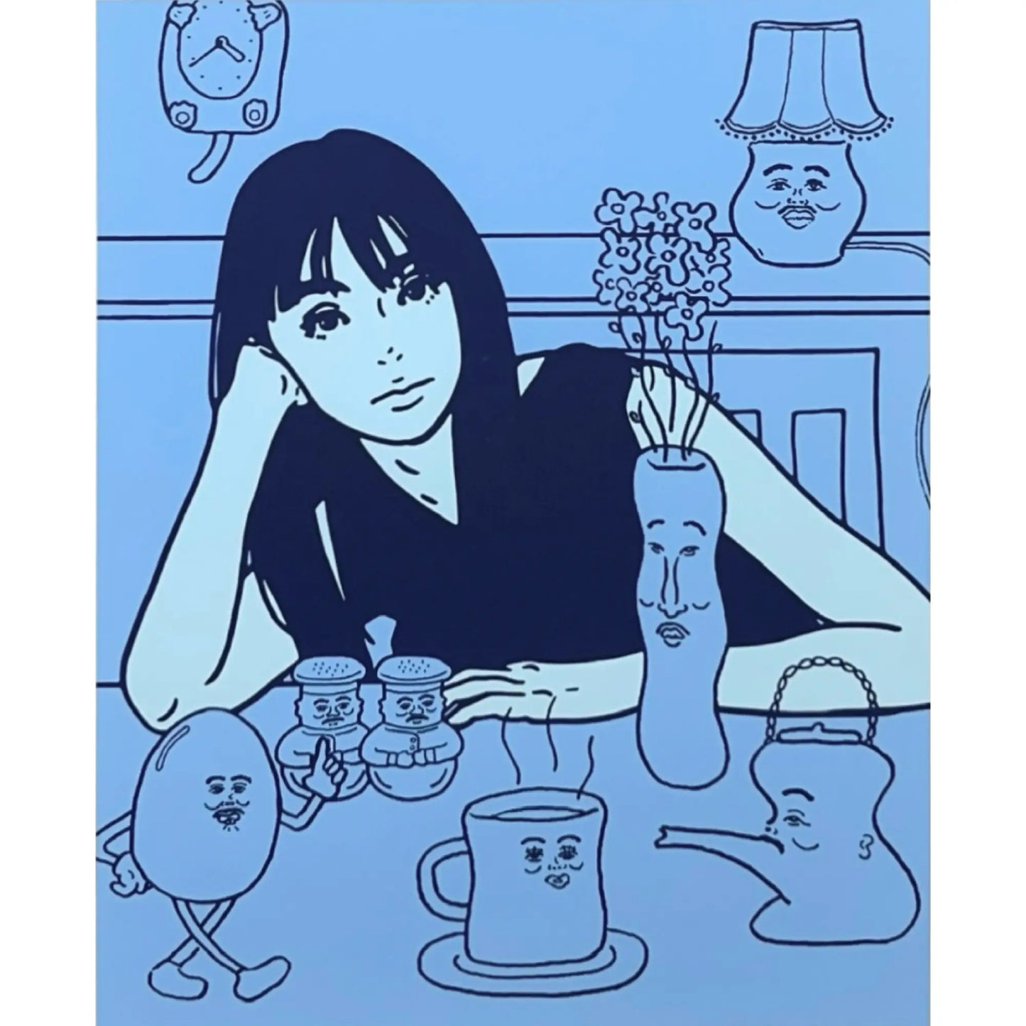 KYNE×NONCHELEEE「Untitled, 2023 (Blue)」