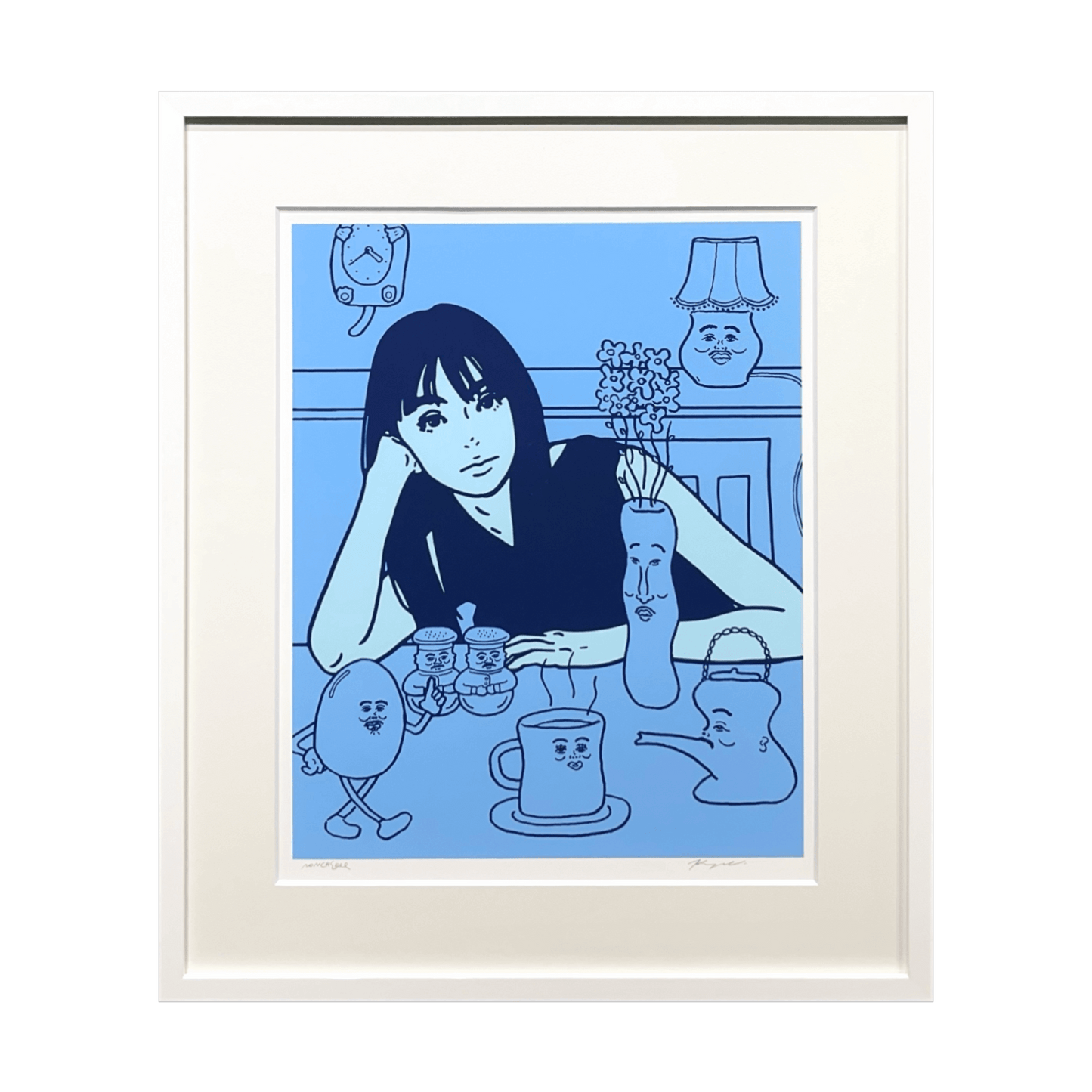 KYNE×NONCHELEEE「Untitled, 2023 (Blue)」