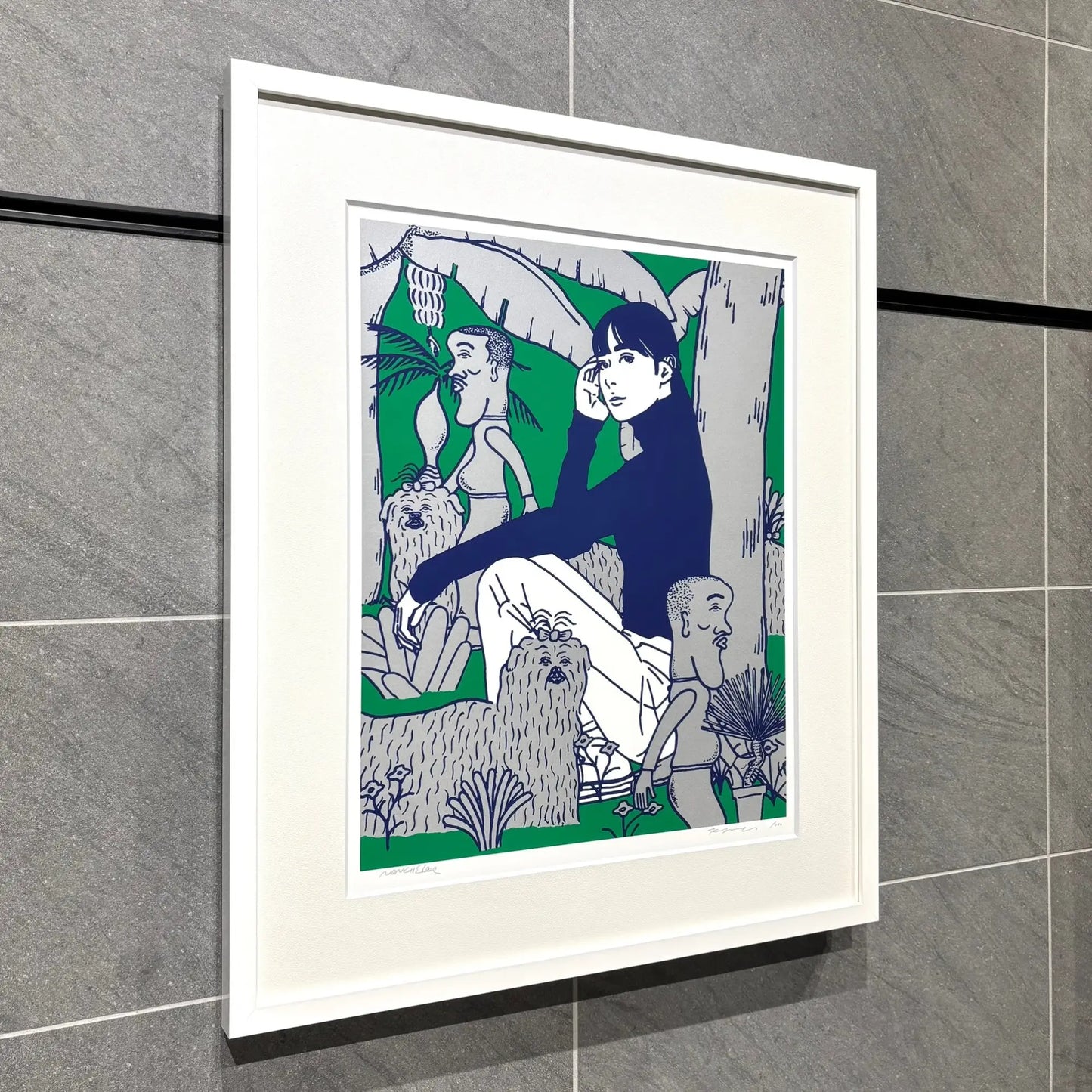 KYNE × NONCHELEEE「Untitled, 2024 (Silver)」