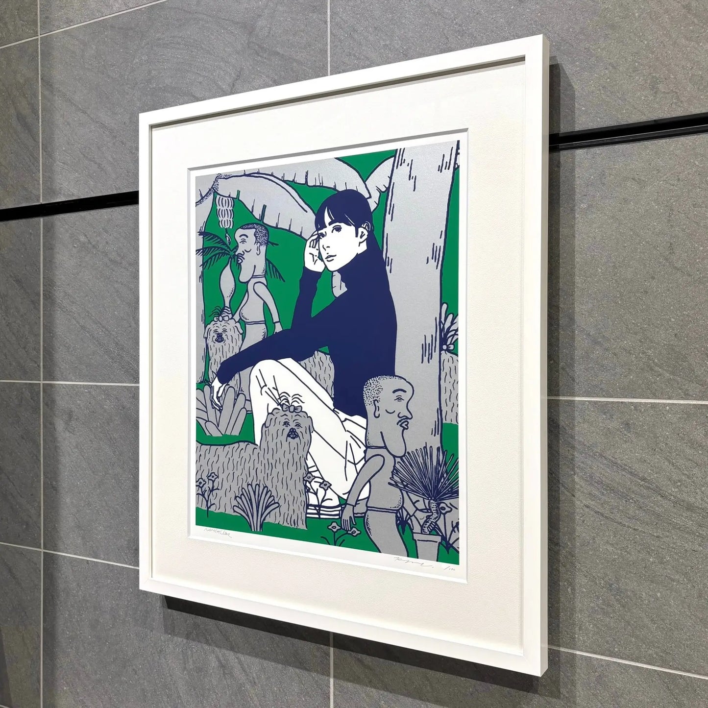 KYNE × NONCHELEEE「Untitled, 2024 (Silver)」