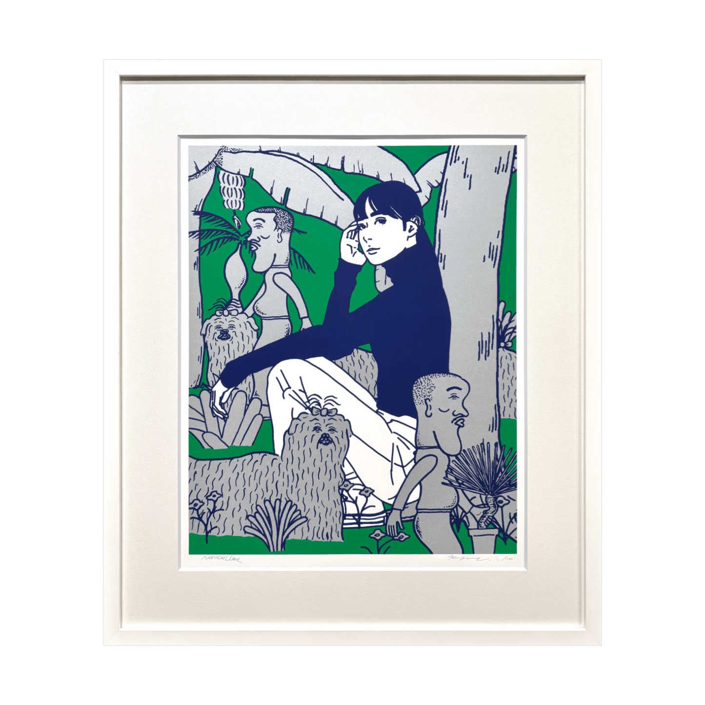 KYNE × NONCHELEEE「Untitled, 2024 (Silver)」