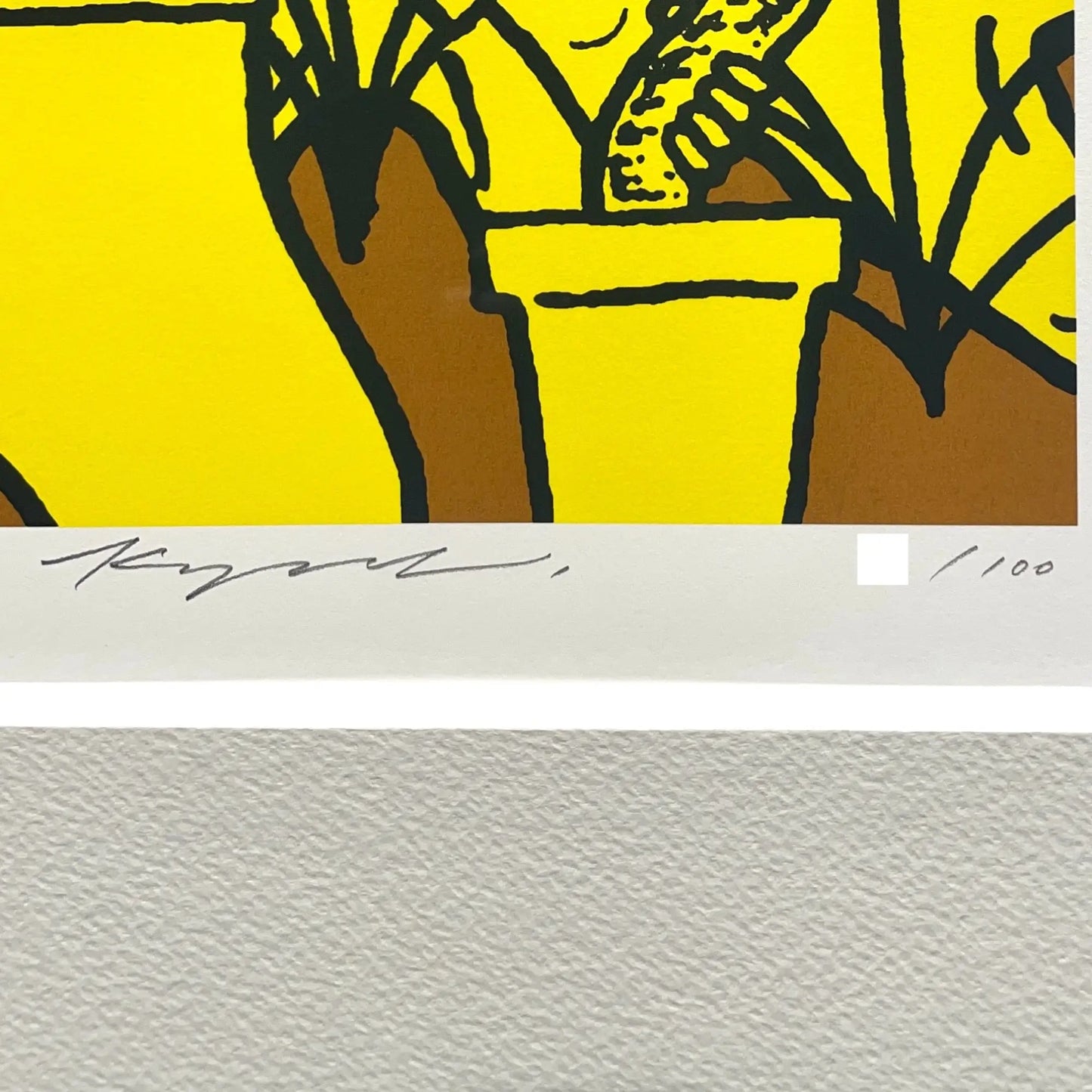 KYNE × NONCHELEEE「Untitled, 2024 (Yellow)」
