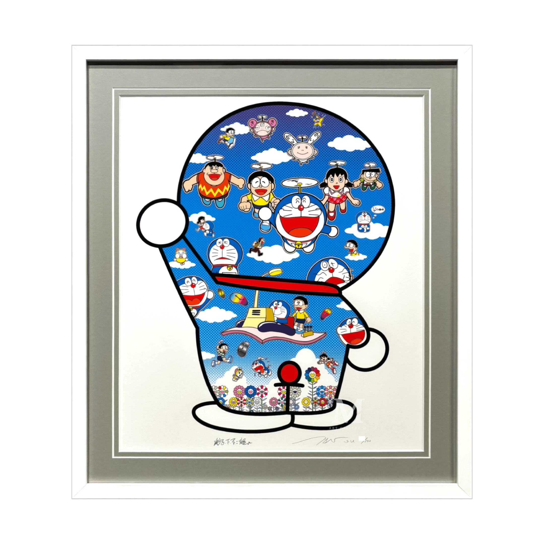 村上隆 (Takashi Murakami)｢青空の下のドラえもん達」ART GALLERY M