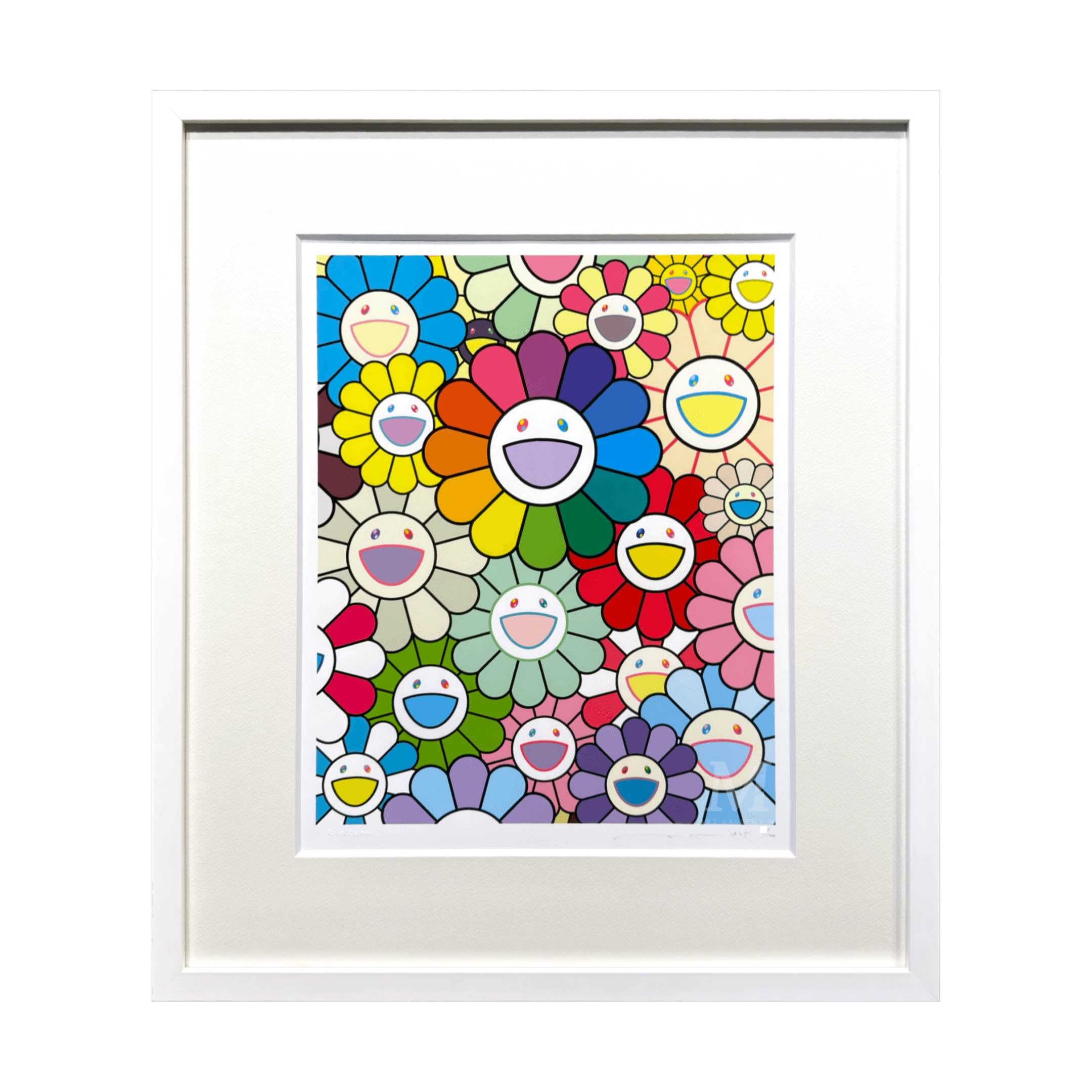 村上隆 (Takashi Murakami)「花好財旺 マルチカラー」ART GALLERY M