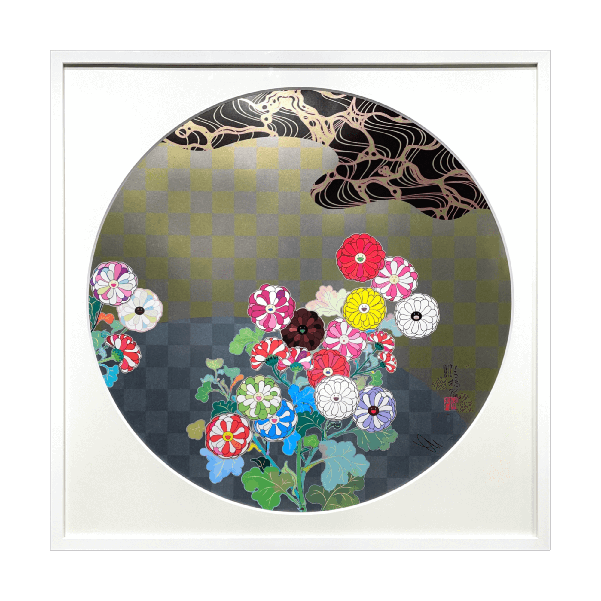 新品未開封 光琳のお花と水 ED 300 村上隆 村上隆(Takashi Murakami)「光琳のお花と水」ART GALLERY M