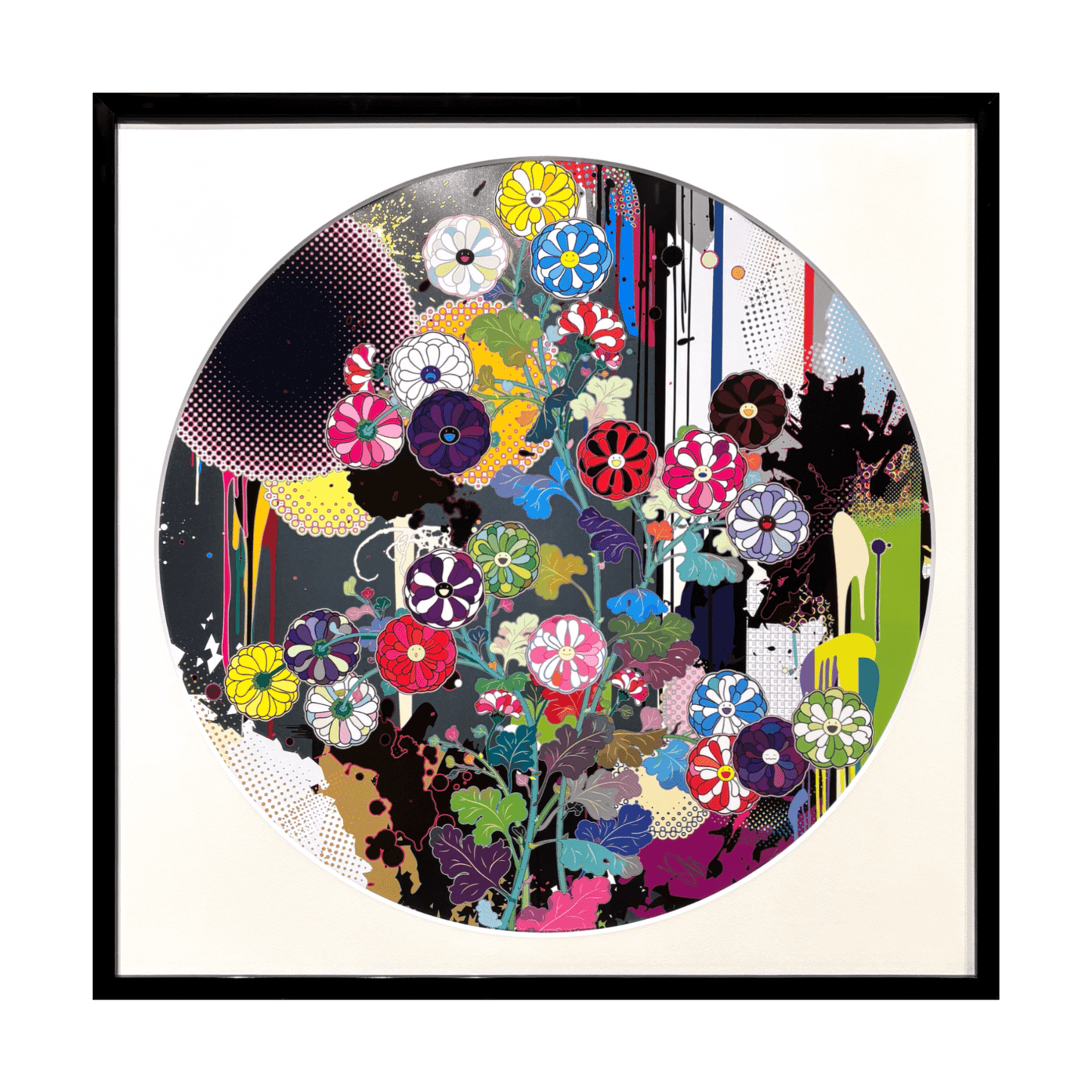 琳派のお花と抽象的図像