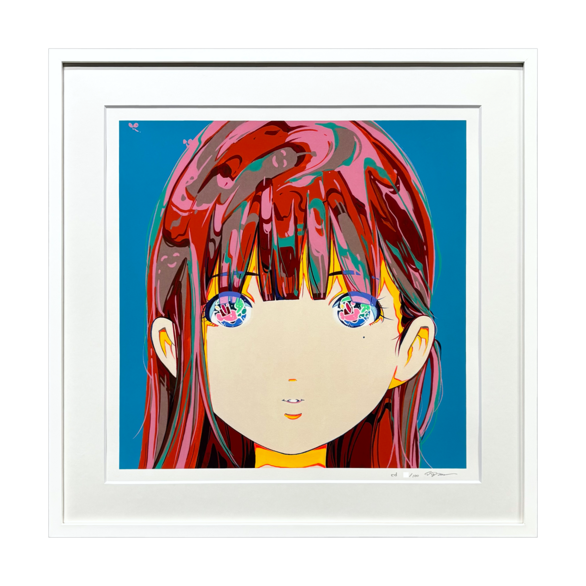 愛と芸術 デジタルアート 絵 加藤愛/愛☆まどんな (Ai Kato/Ai☆Madonna)「彼女の顔が思い出せない