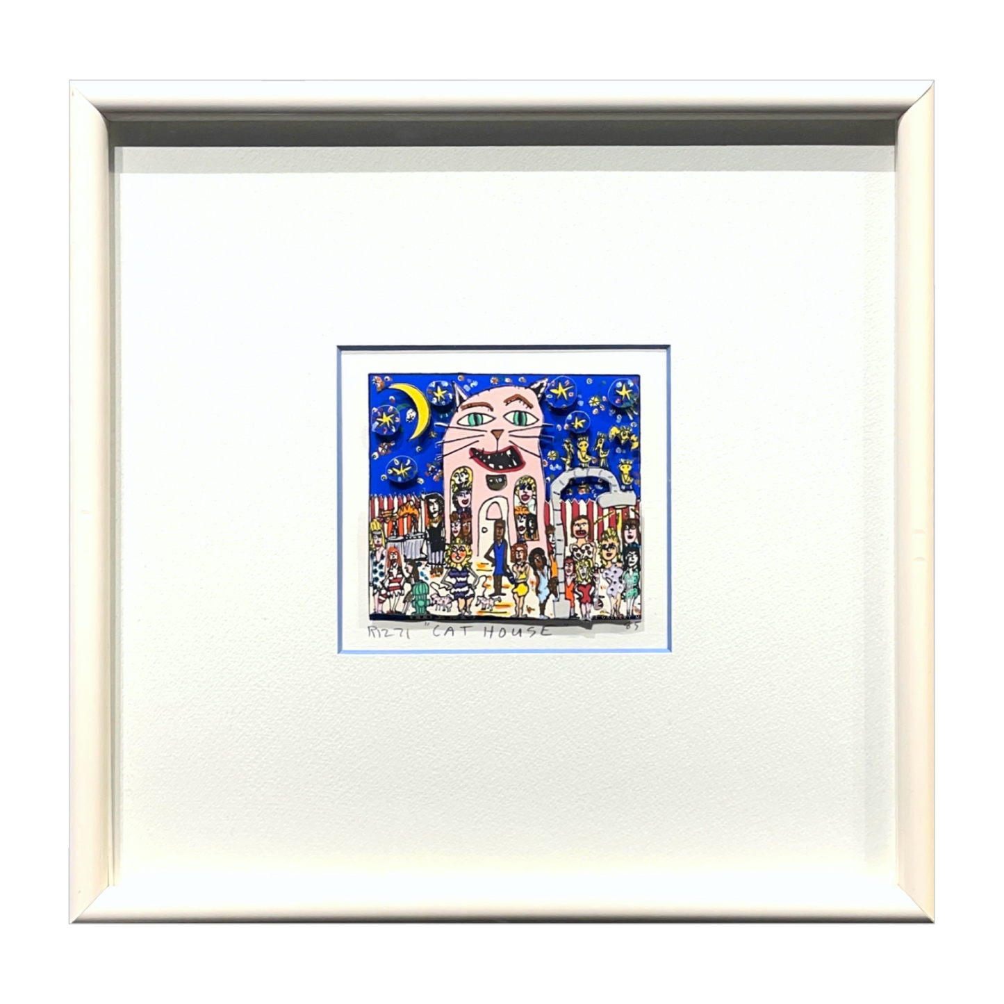ジェームス・リジィ(James Rizzi)「CAT HOUSE」ART GALLERY M