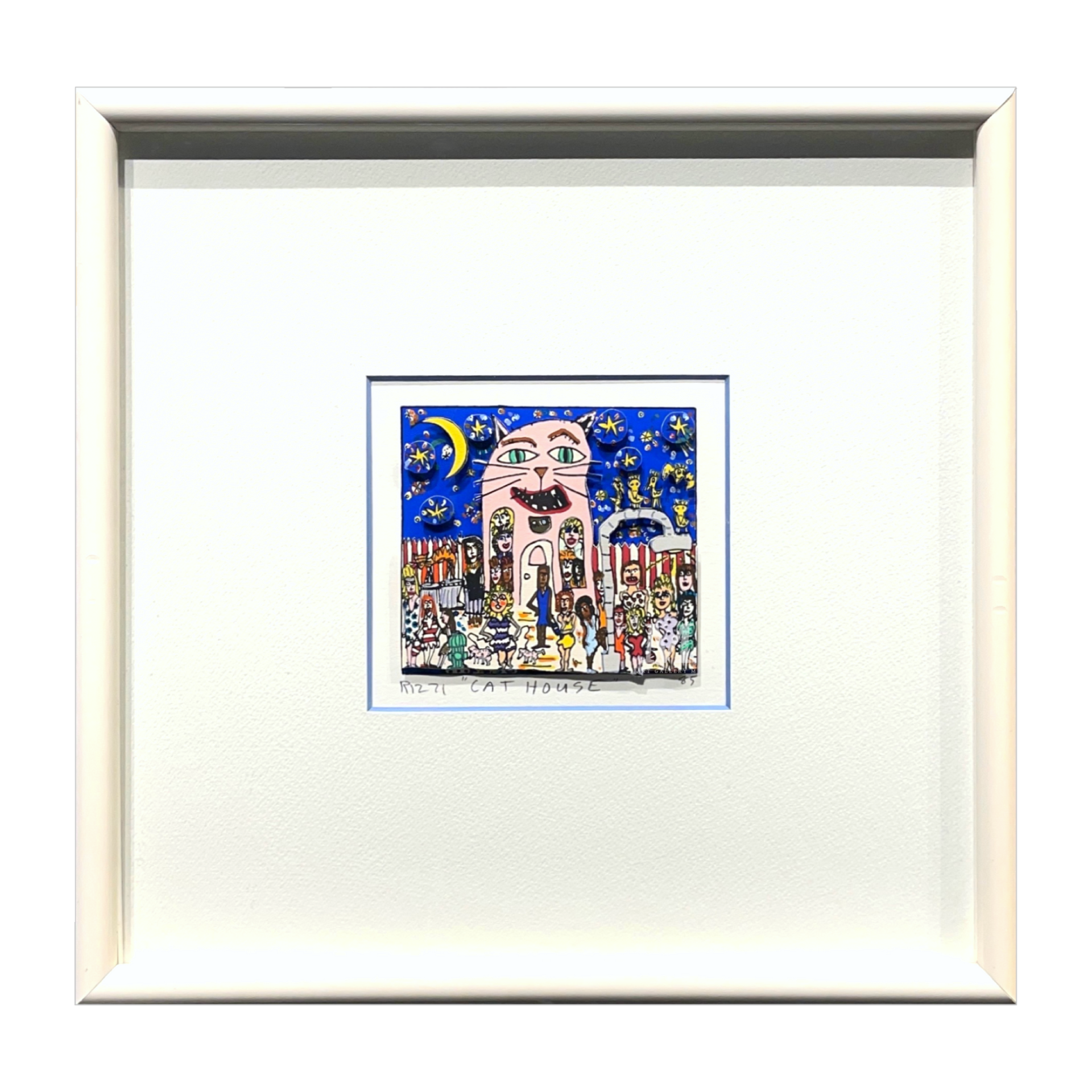 ジェームス・リジィ(James Rizzi)「CAT HOUSE」ART GALLERY M