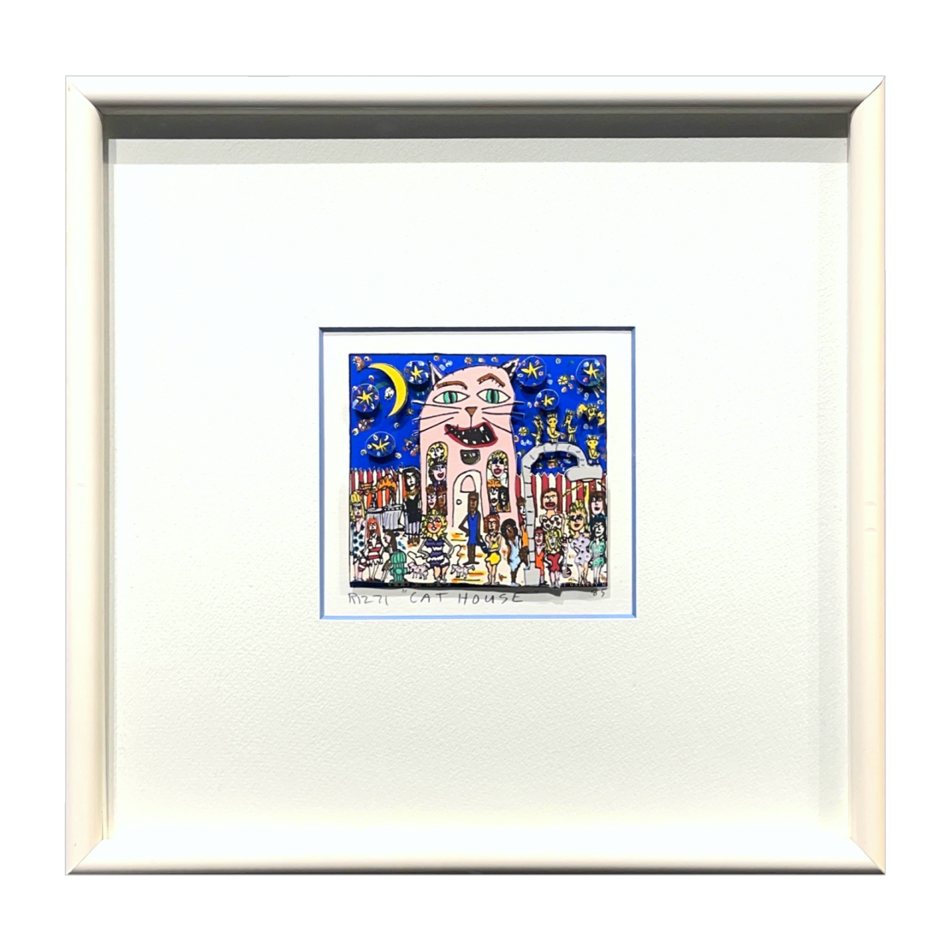 ジェームス・リジィ(James Rizzi)「CAT HOUSE」ART GALLERY M