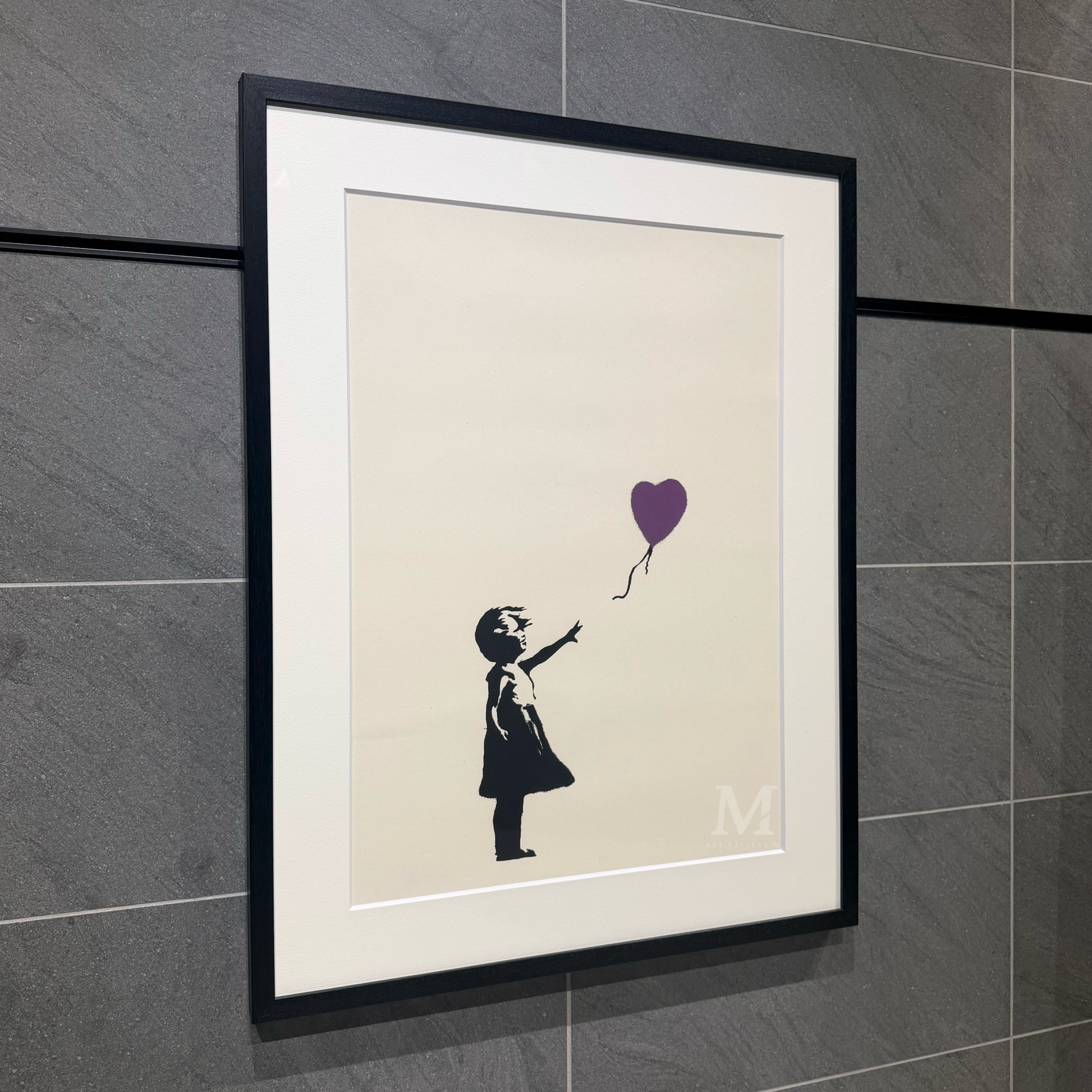 バンクシー (Banksy)「Girl with Balloon (PURPLE)/WCP Reproduction バンクシー (Banksy)「Girl with Balloon (PURPLE)/WCP Reproduction