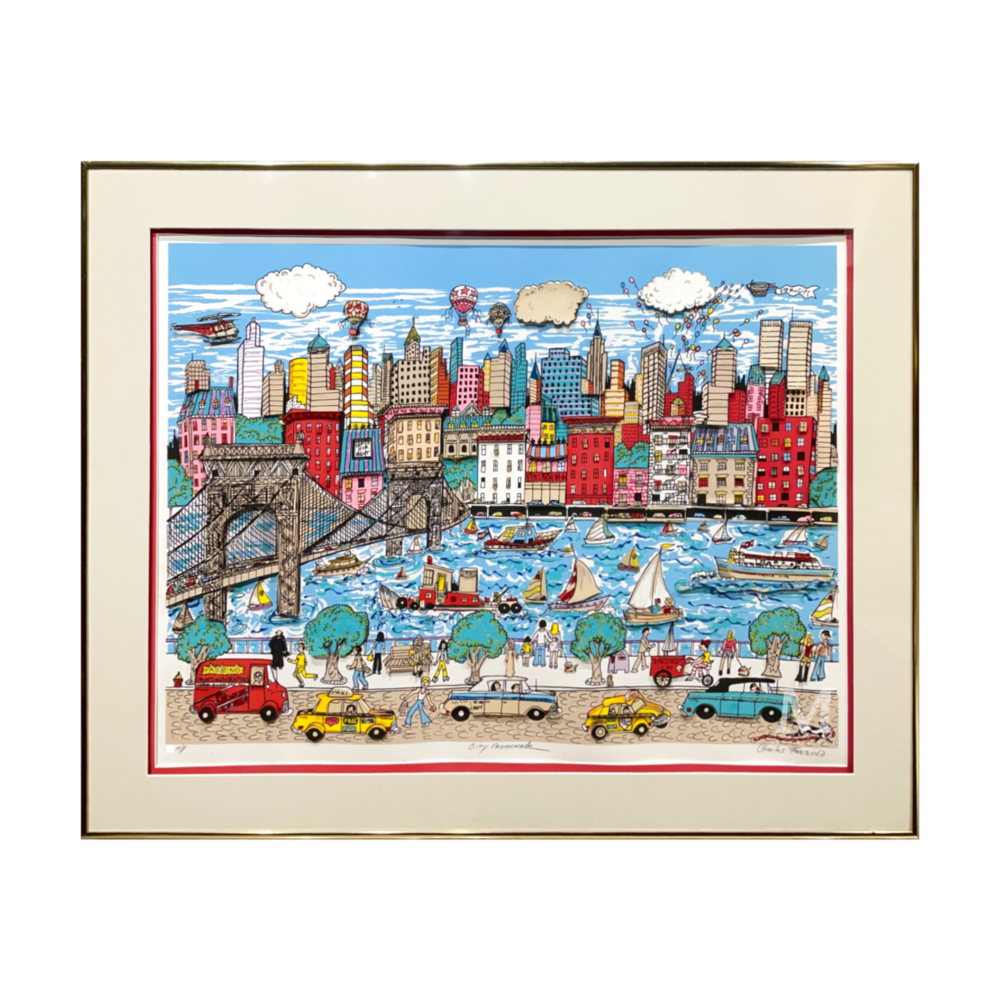 Charles Fazzino (チャールズ・ファジーノ)「City Promenade」ART