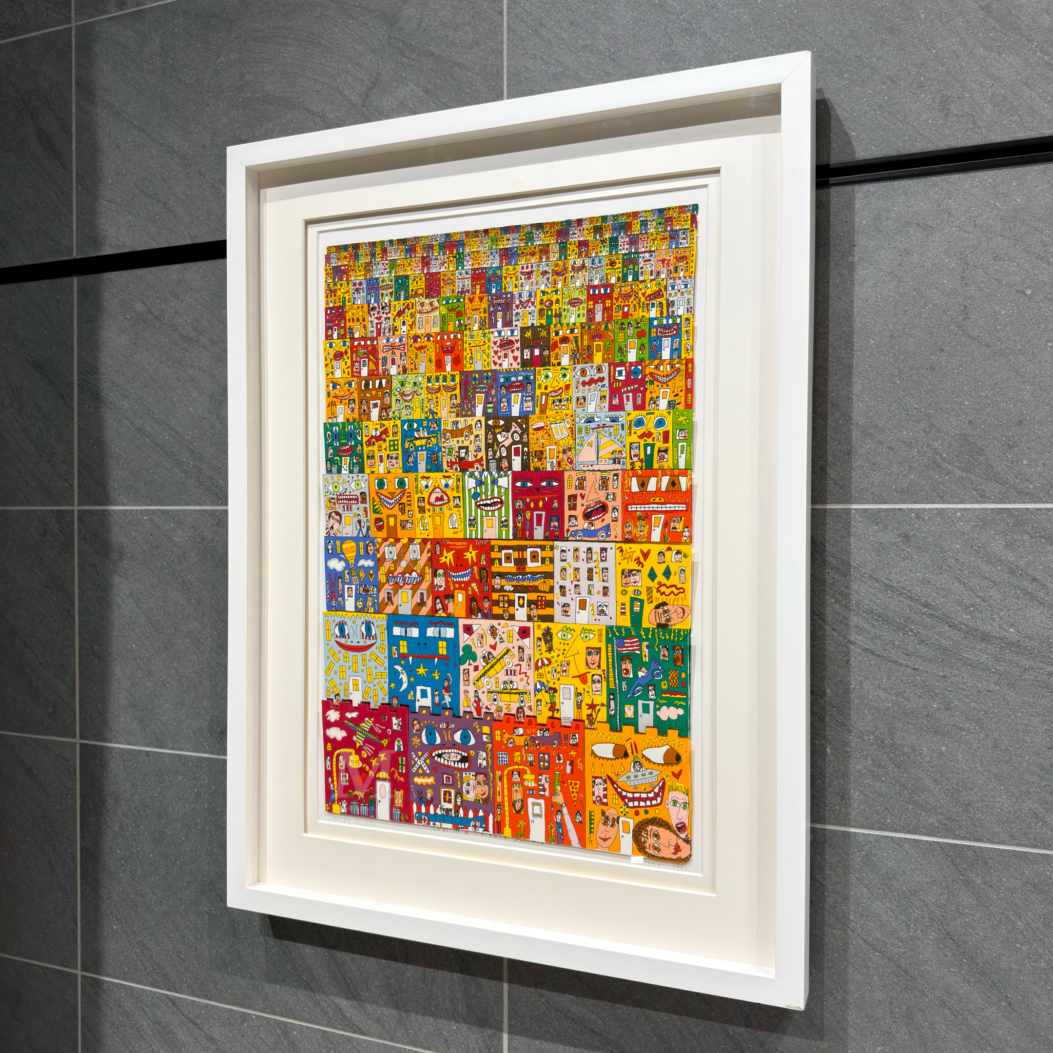真作】【WISH】ジェームス・リジィ James Rizzi「TOO MANY CATS IN THE