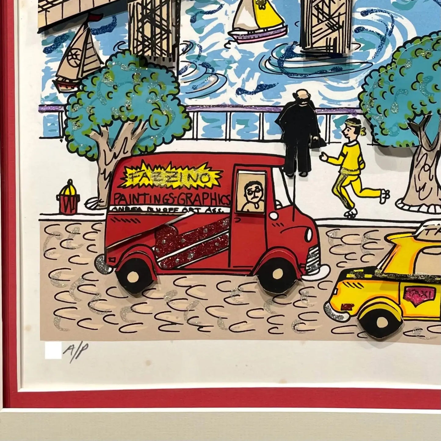 Charles Fazzino (チャールズ・ファジーノ)「City Promenade」ART