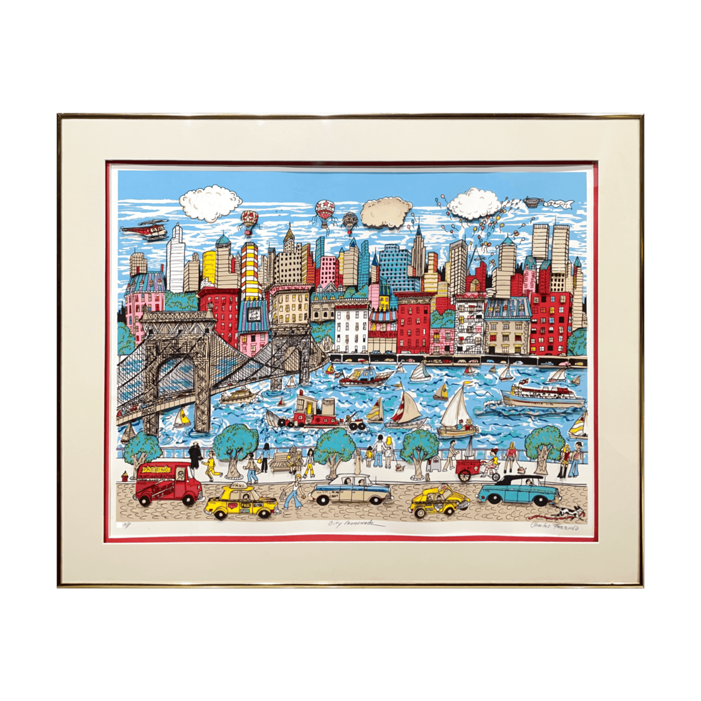 Charles Fazzino (チャールズ・ファジーノ)「City Promenade」ART