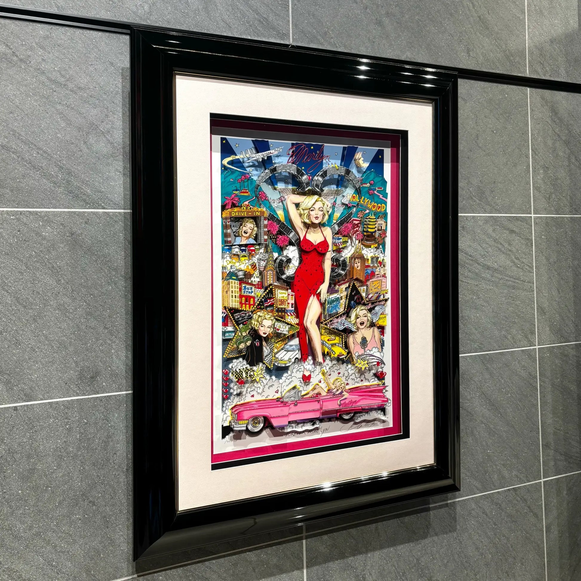 チャールズ・ファジーノ (Charles Fazzino)「FOREVER MARILYN」ART