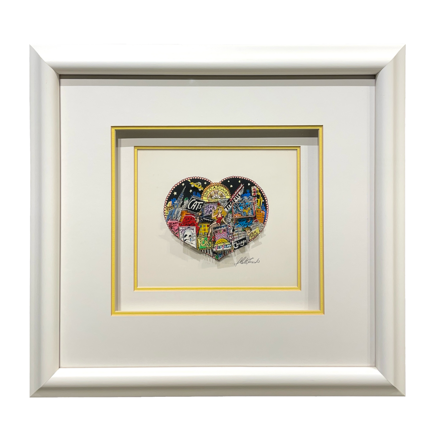 チャールズ・ファジーノ (Charles Fazzino)「The Heart of Broadway