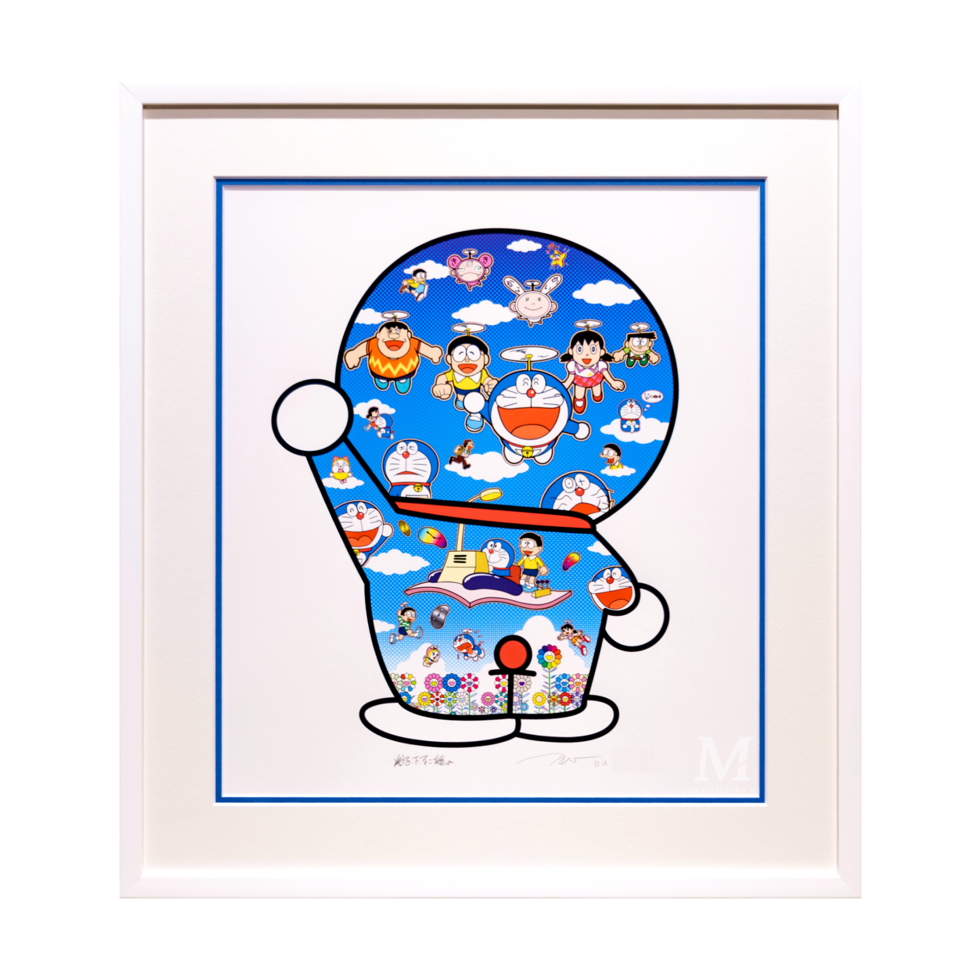 村上隆 (Takashi Murakami)「青空の下のドラえもん達」ART GALLERY M 村上隆 (Takashi Murakami)「青空の下のドラえもん達」ART GALLERY M