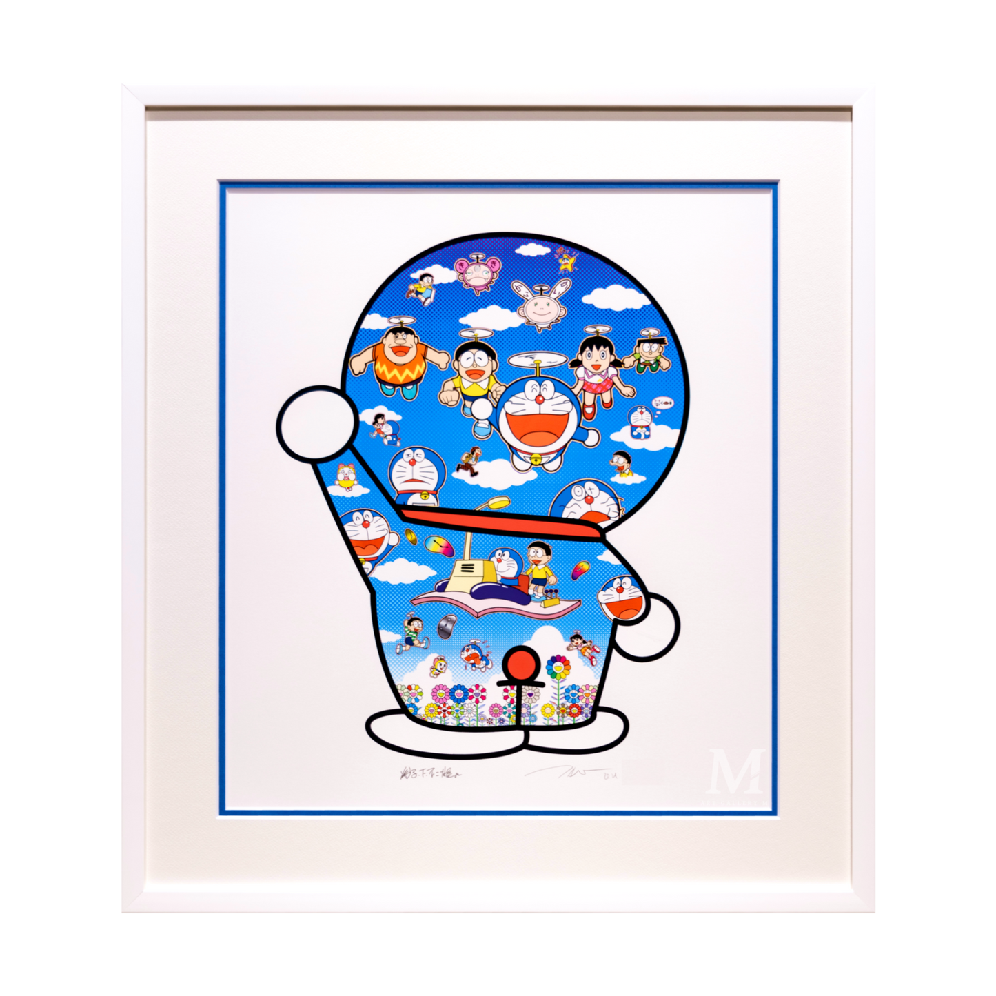 青空の下のドラえもん達