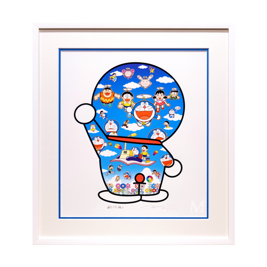 青空の下のドラえもん達