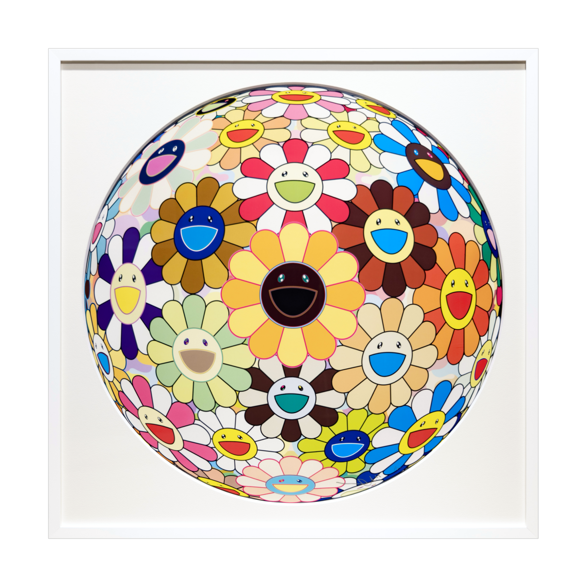 村上隆(Takashi Murakami)｢フラワーボール(3-D)ひまわり」ART