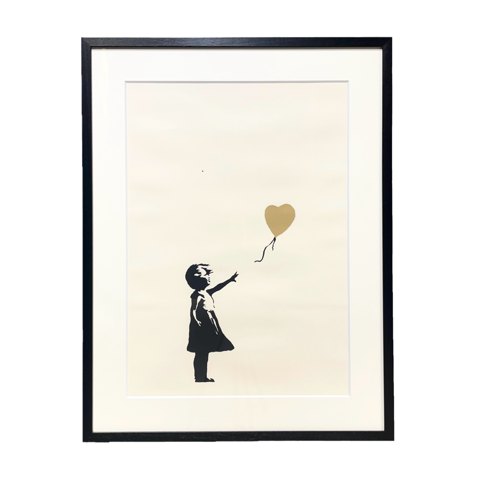 バンクシー(Banksy)「Girl with Balloon(GOLD)／WCP Reproduction」ART GALLERY M – ART  GARALLEY M