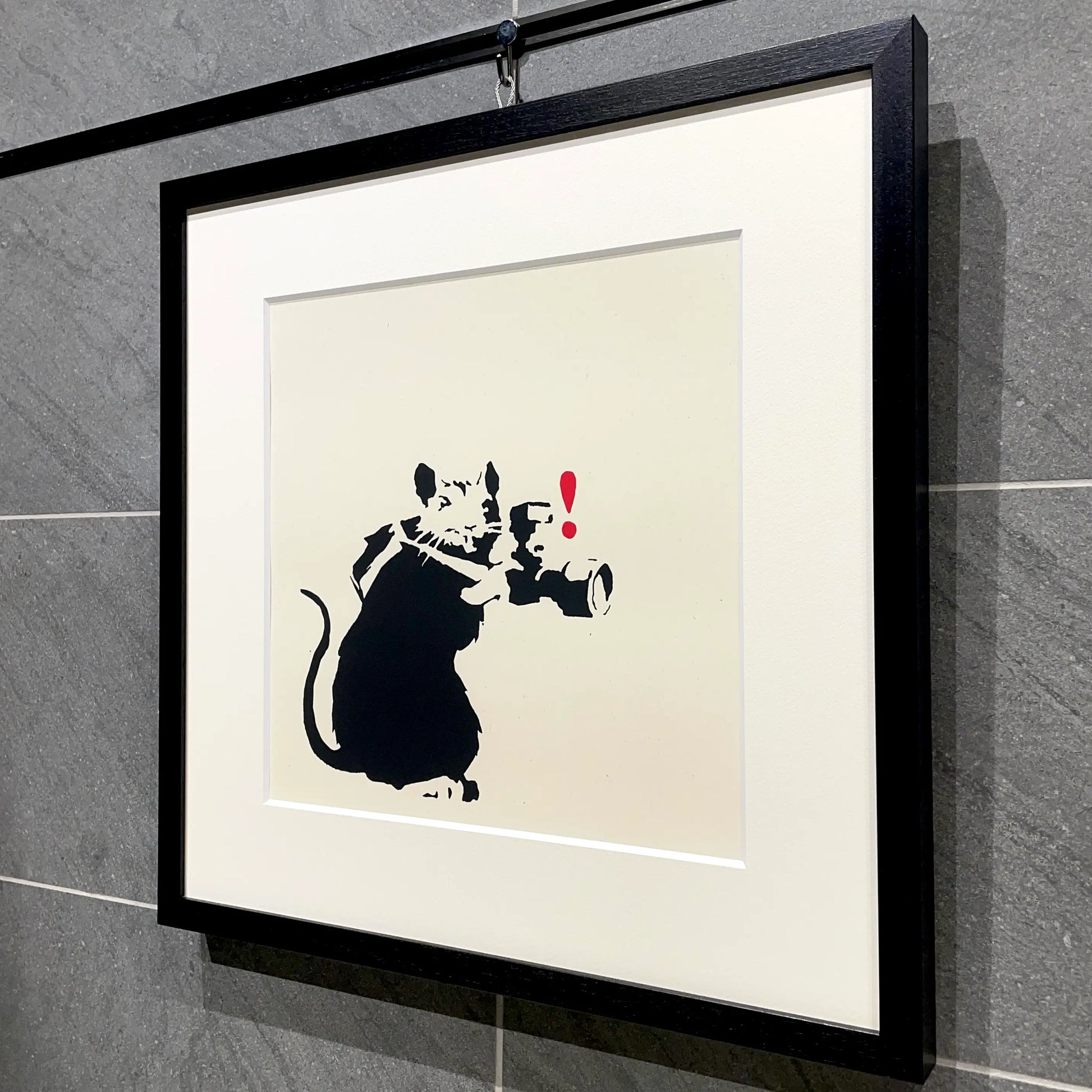 バンクシー(Banksy)[Paparazzi Rat／WCP Reproduction」ART GALLERY M – ART GARALLEY M