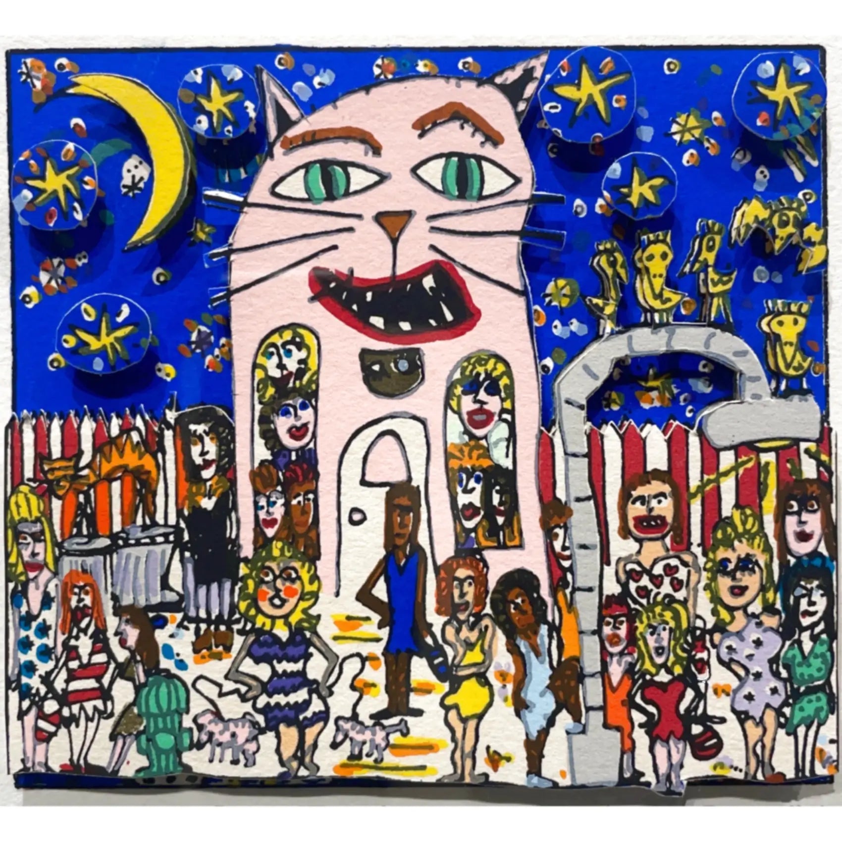 ☆ジェームス・リジィ☆ 味わい深 Cat My Eye On You☆3Dシルク ☆ジェームス・リジィ☆ 味わい深 Cat My Eye On You☆3Dシルク