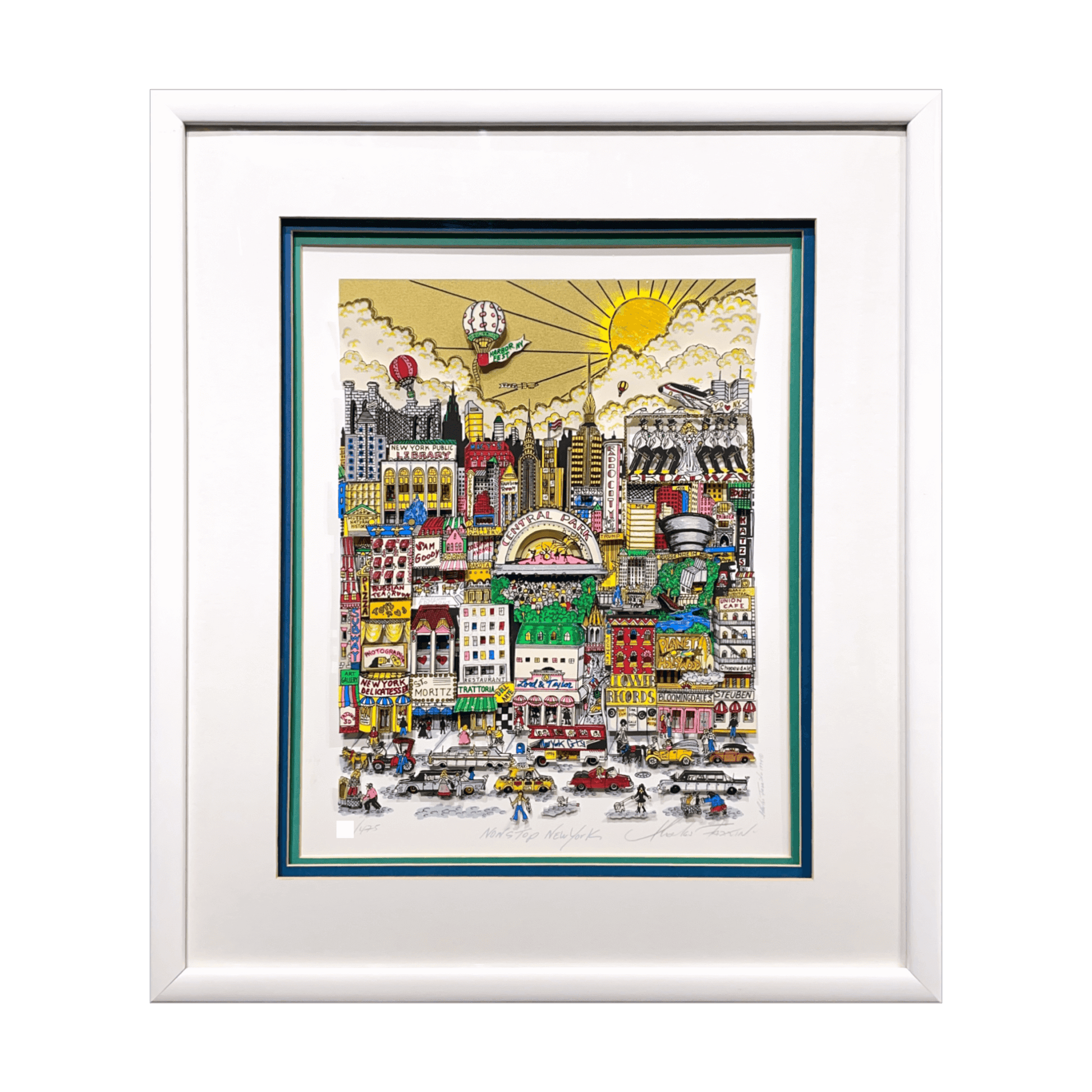 チャールズ・ファジーノ (Charles Fazzino)「Nonstop New York チャールズ・ファジーノ (Charles Fazzino)「Nonstop New York