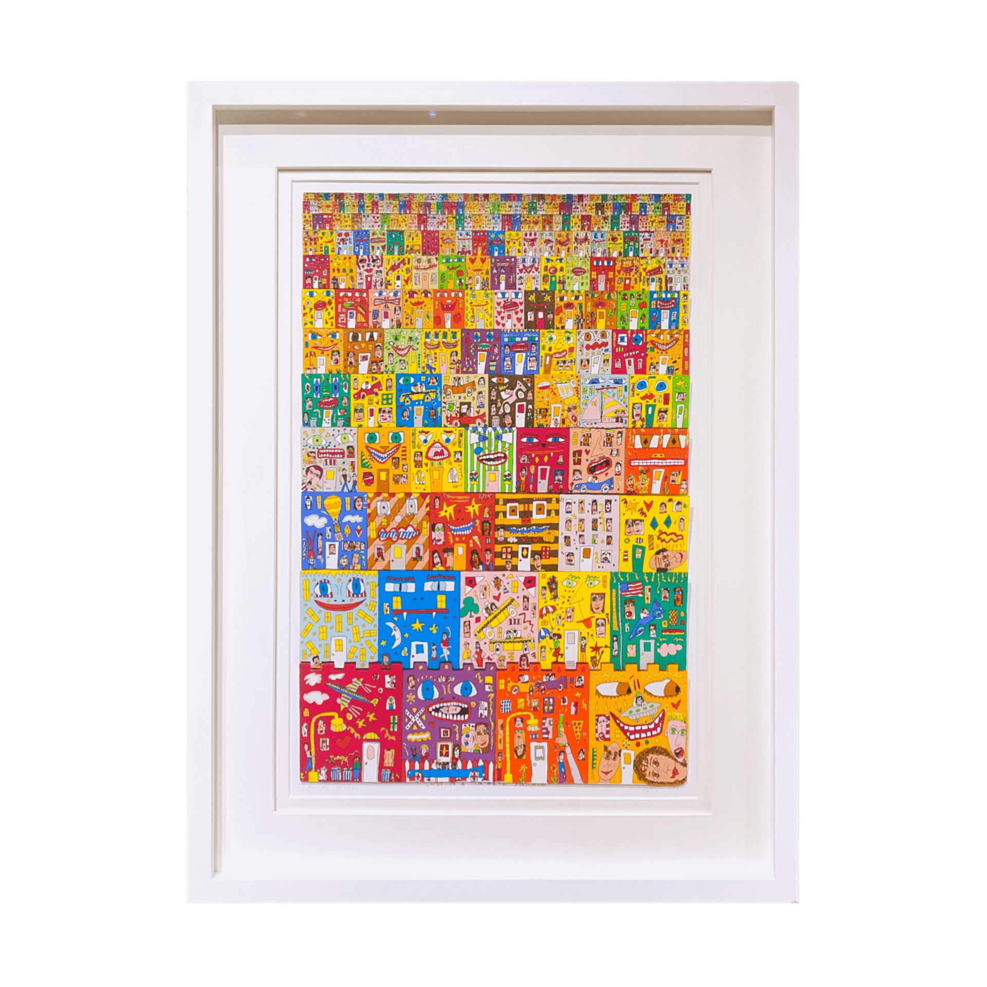 JAMES RIZZI ジェームス・リジィ 「URBAN TERRAIN」 - 絵画/タペストリ