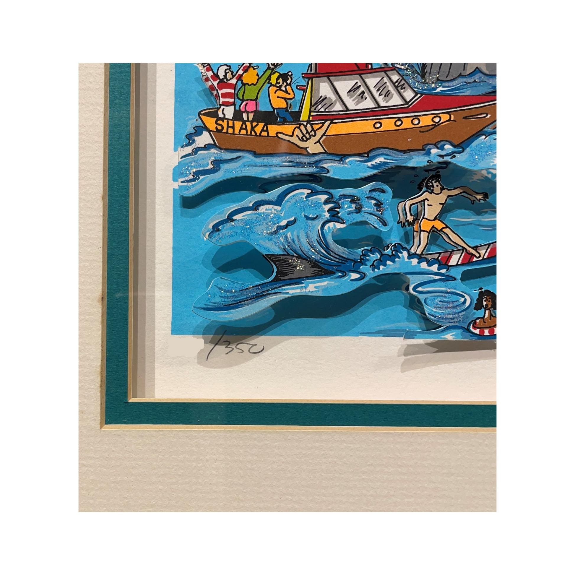 チャールズ・ファジーノ (Charles Fazzino)「From Maui with Love」ART チャールズ・ファジーノ (Charles Fazzino)「From Maui with Love」ART