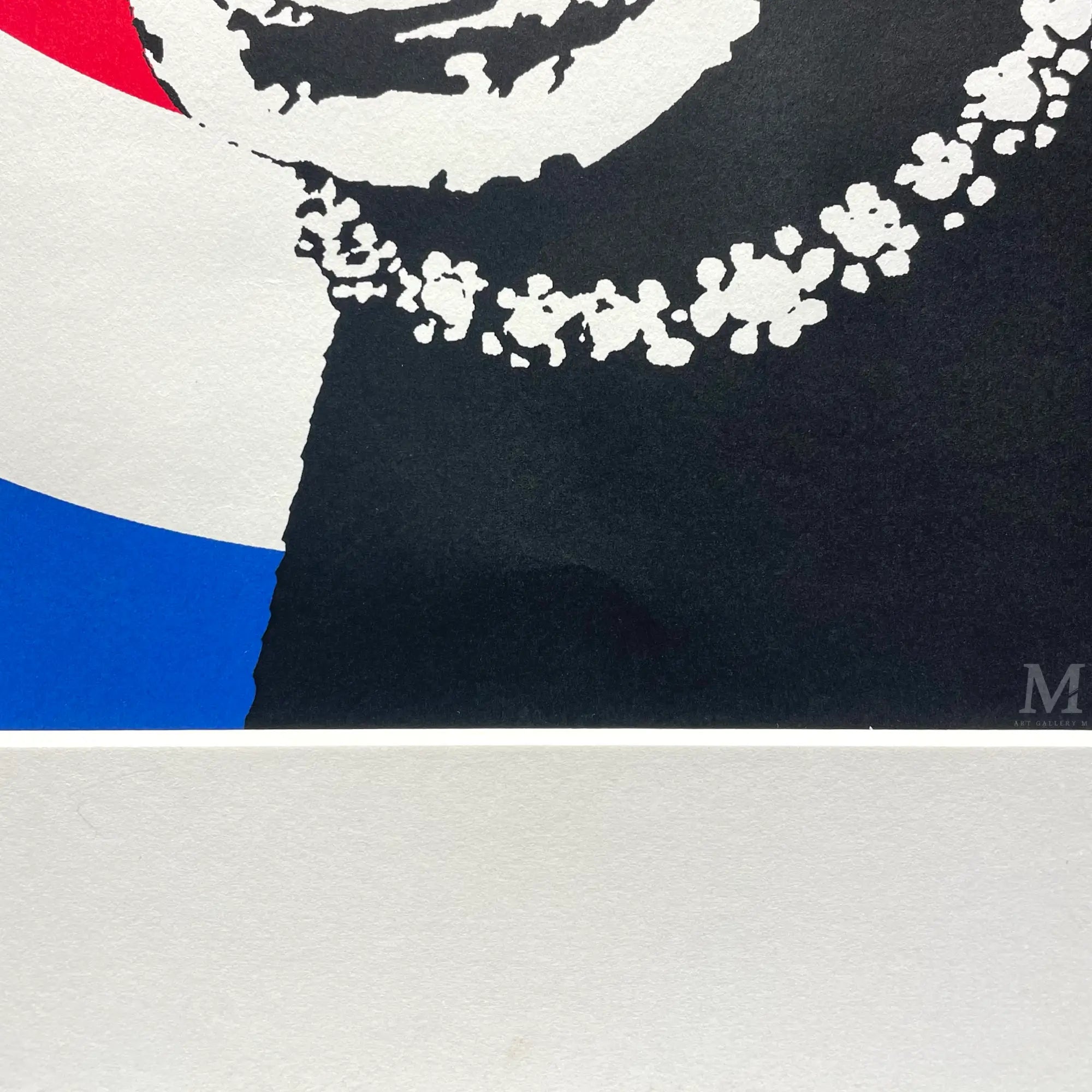 バンクシー シルクスクリーン 限定 Banksy バンクシー MONKEY QUEEN WCP リプロダクション シルク