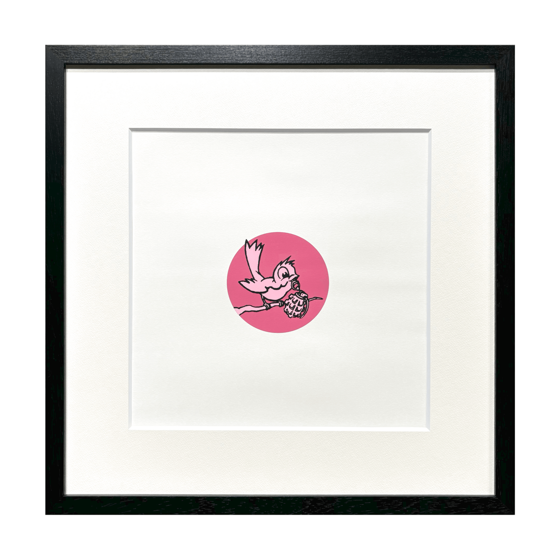 バンクシー (Banksy)「Bird with Grenade／WCP Reproduction」ART