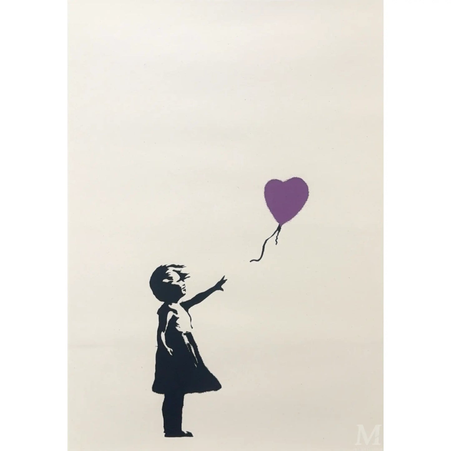 Girl with Balloon (PURPLE)／WCP Reproduction