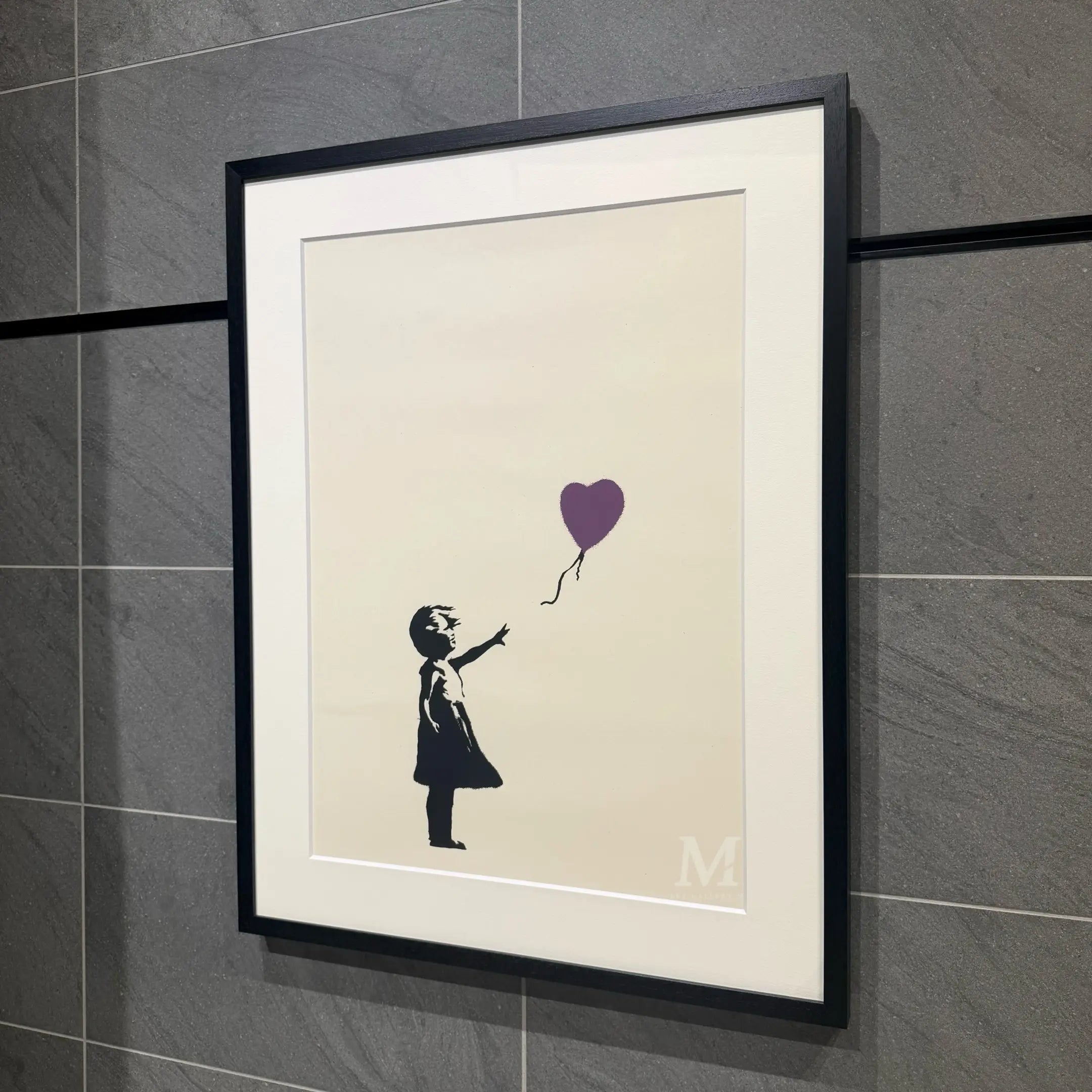 希少 WCP Banksy バンクシー GIRL WITH RED BALLOON リプロダクション
