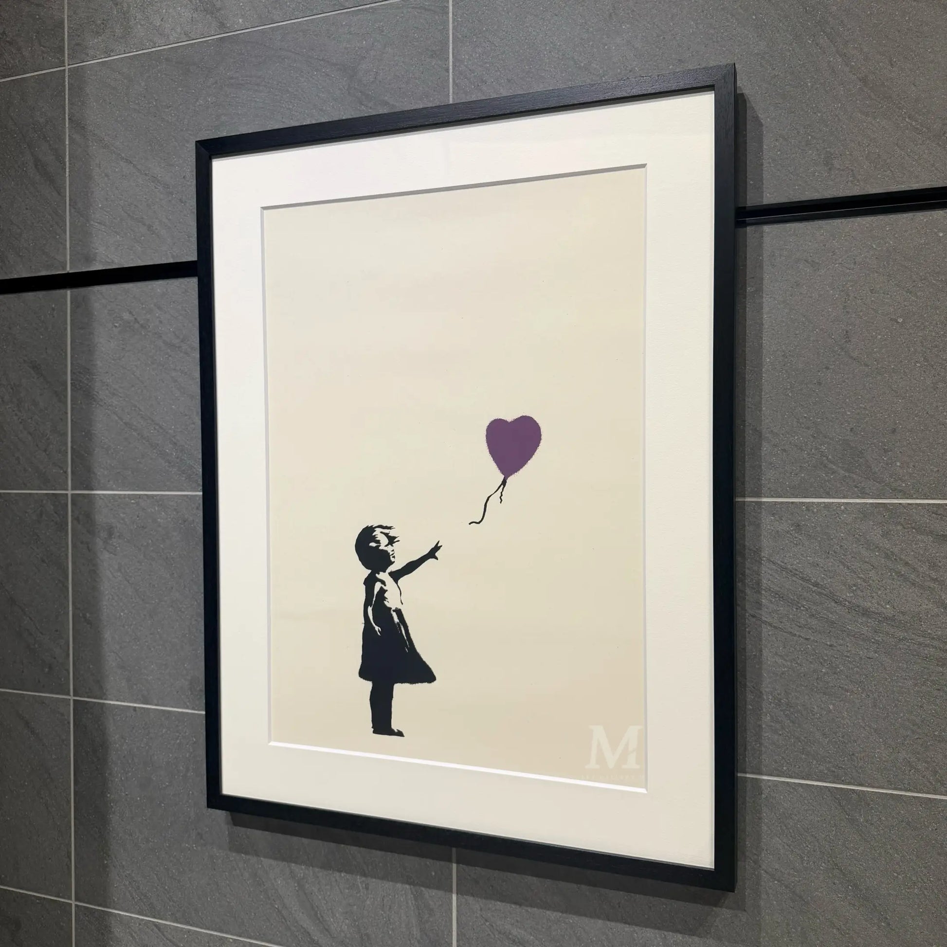 バンクシー (Banksy)「Girl with Balloon (PURPLE)/WCP Reproduction バンクシー (Banksy)「Girl with Balloon (PURPLE)/WCP Reproduction