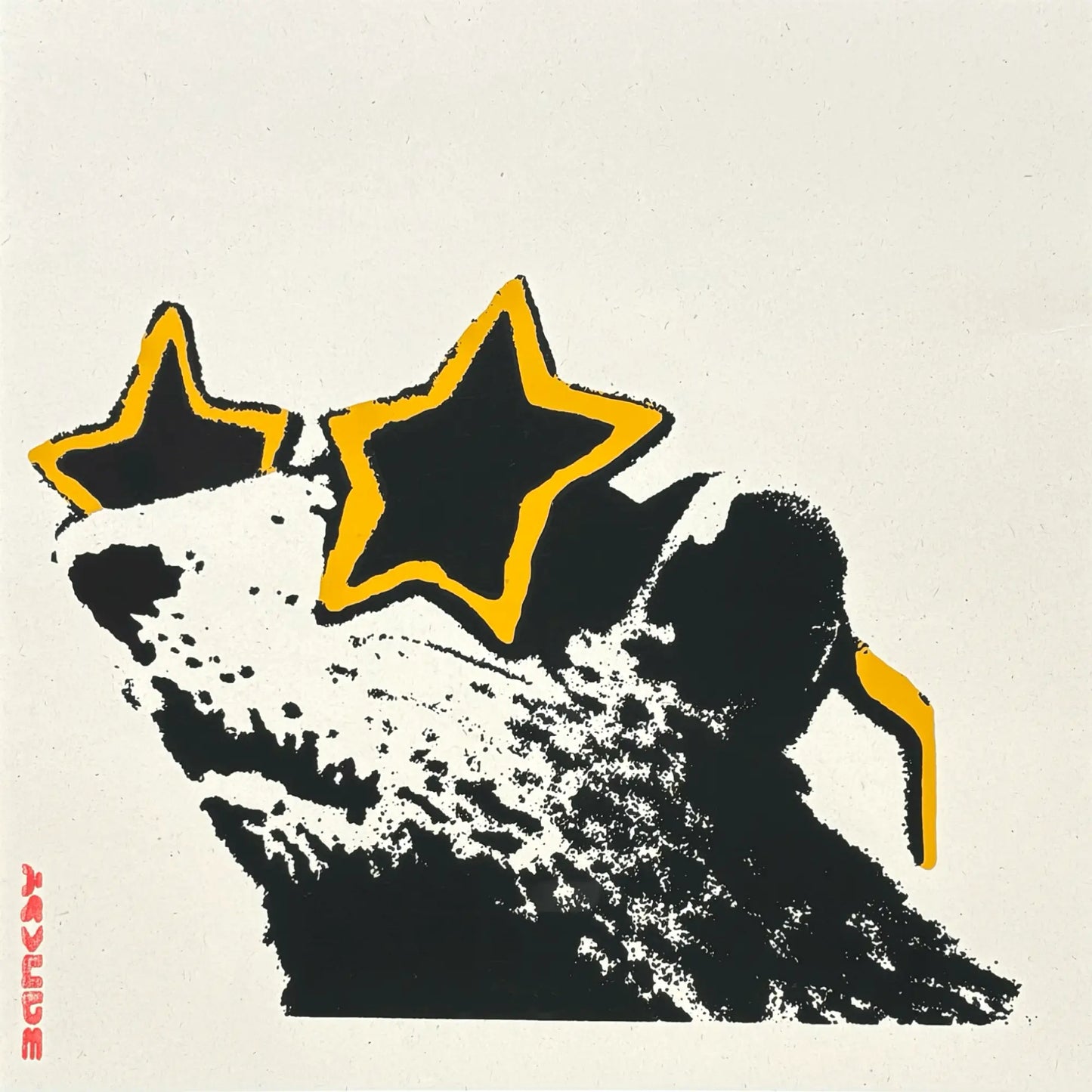 バンクシーBANKSY⭐️POWリトグラフ COA有り 額付き バンクシー バンクシーBANKSY⭐️POWリトグラフ COA有り 額付き バンクシー