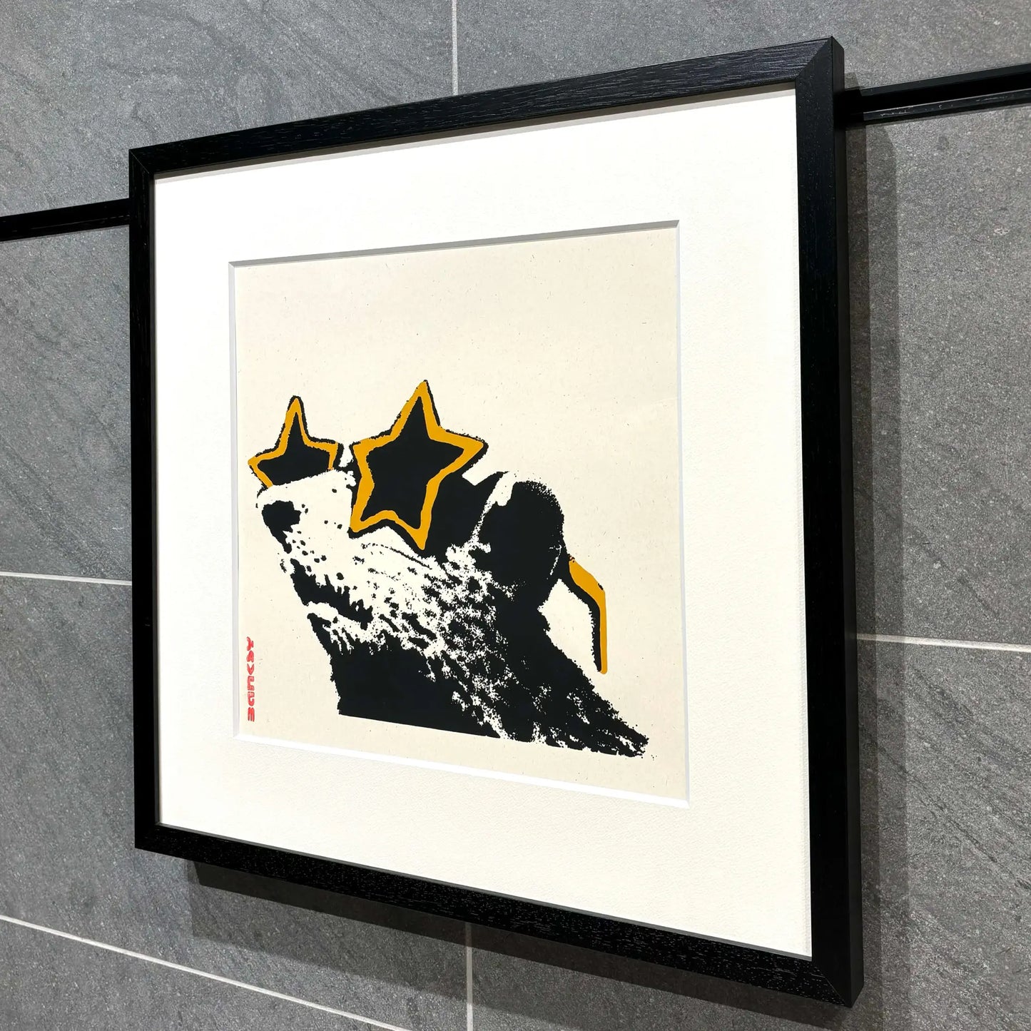 Banksy バンクシーTANK 額装済 バンクシー(Banksy)「Sunglasses Rat/WCP Reproduction」ART