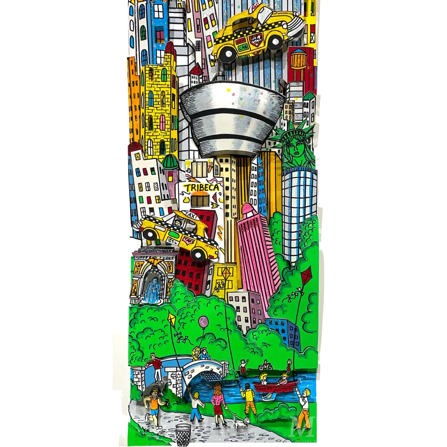 チャールズ・ファジーノ (Charles Fazzino)「A Slice of New York」ART