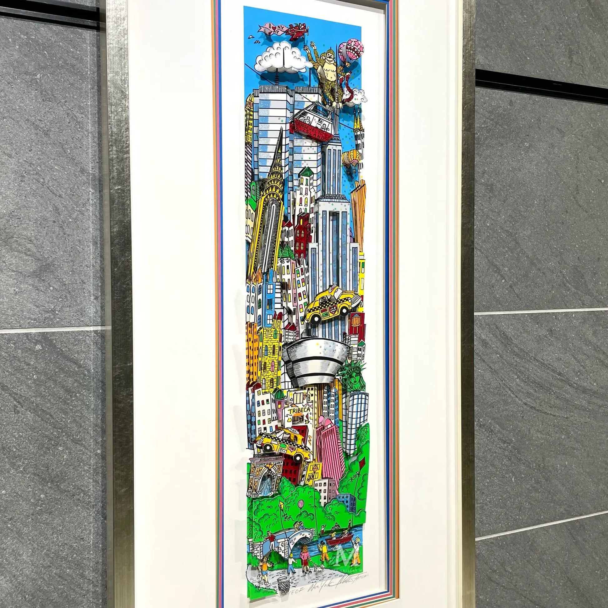 チャールズ・ファジーノ (Charles Fazzino)「A Slice of New York」ART チャールズ・ファジーノ (Charles Fazzino)「A Slice of New York」ART