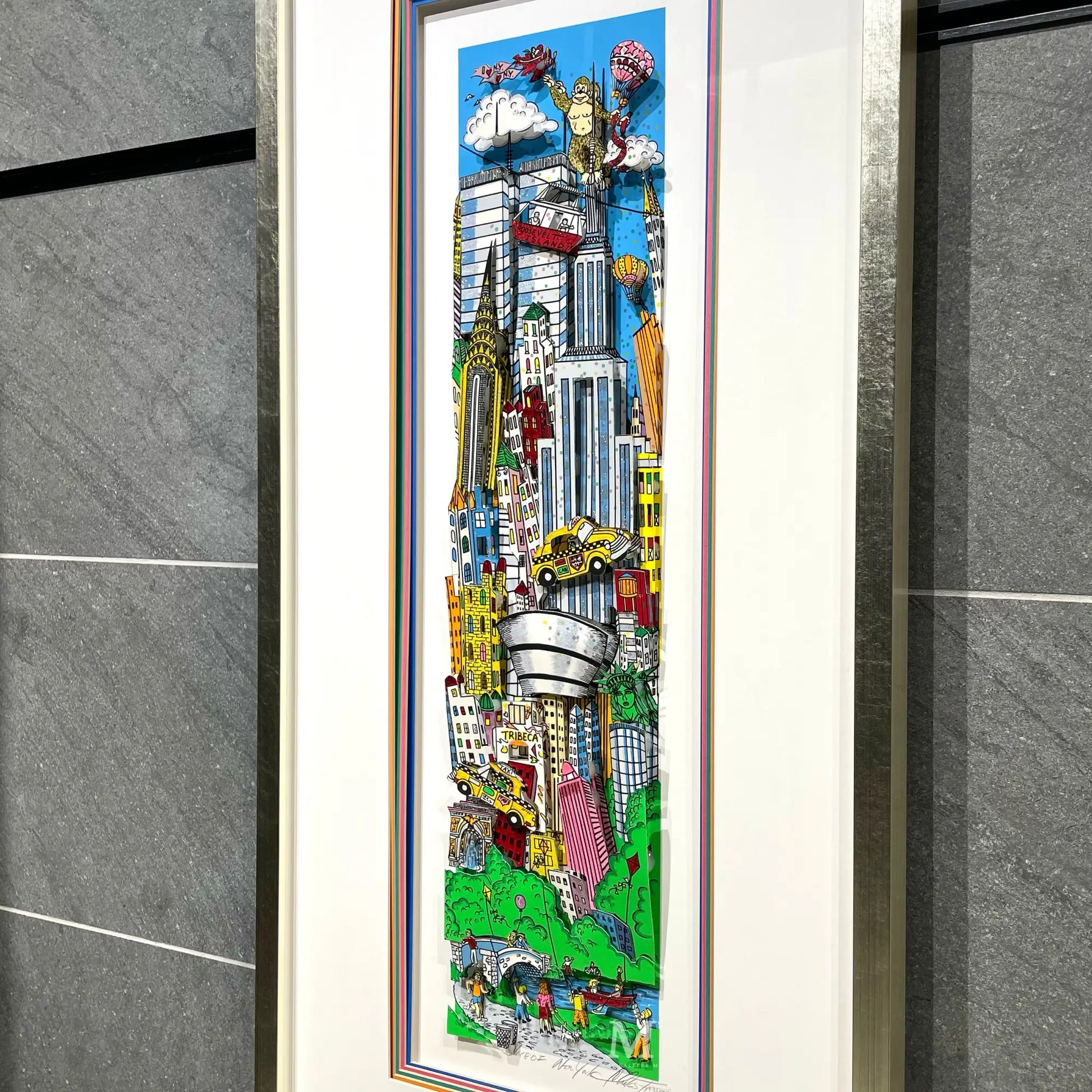 チャールズ・ファジーノ (Charles Fazzino)「A Slice of New York」ART チャールズ・ファジーノ (Charles Fazzino)「A Slice of New York」ART